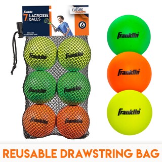Foto 3 | Pelotas De Lacrosse Franklin Sports De Goma Blanda Para Niños, Paquete De 6 - Venta Internacional.