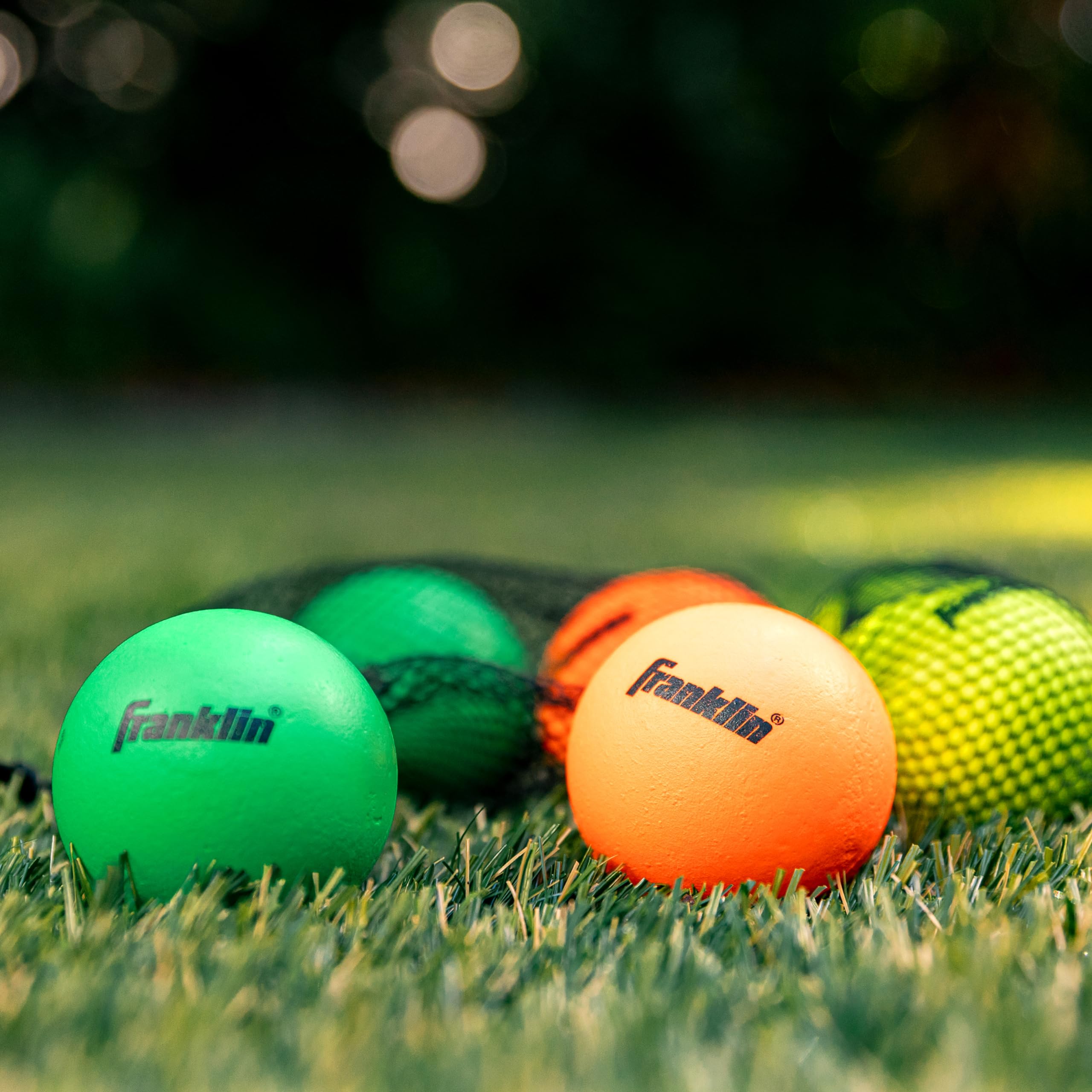 Foto 5 | Pelotas De Lacrosse Franklin Sports De Goma Blanda Para Niños, Paquete De 6 - Venta Internacional.
