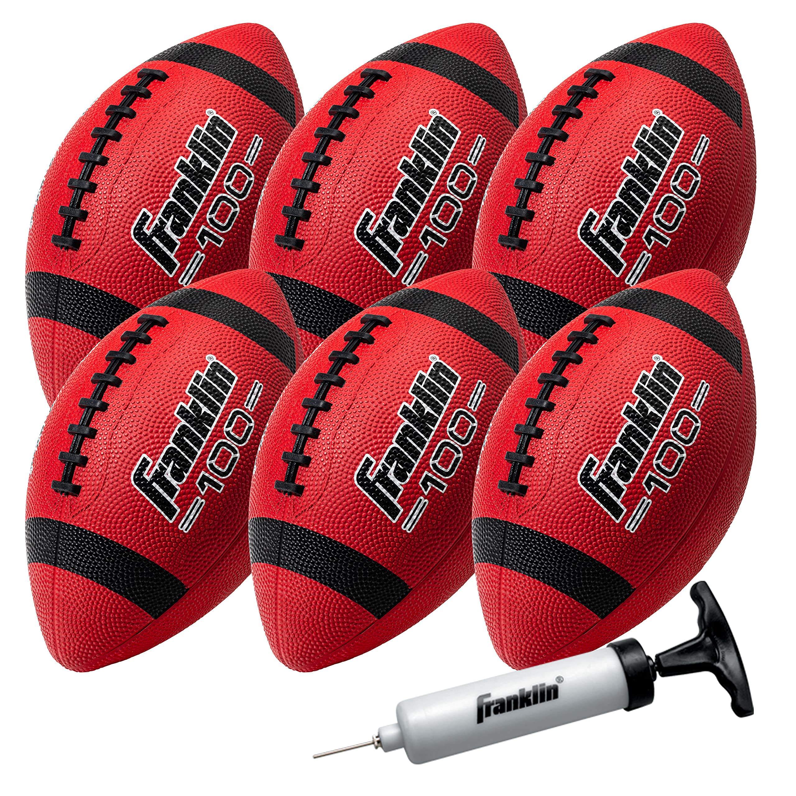 Foto 2 pulgar | Football Franklin Sports Grip-rite 100 Para Niños, Tamaño Junior X6 - Venta Internacional.