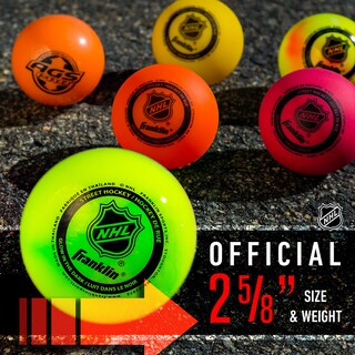 Foto 2 | Pelotas De Hockey Callejero Franklin Sports Nhl, Paquete De 3 Con Bolsa - Venta Internacional.