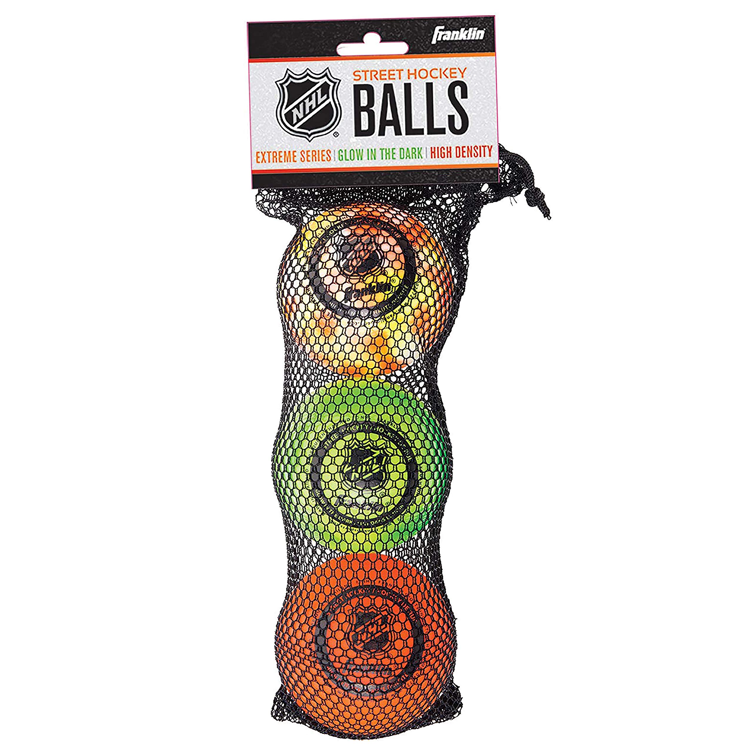 Foto 6 | Pelotas De Hockey Callejero Franklin Sports Nhl, Paquete De 3 Con Bolsa - Venta Internacional.