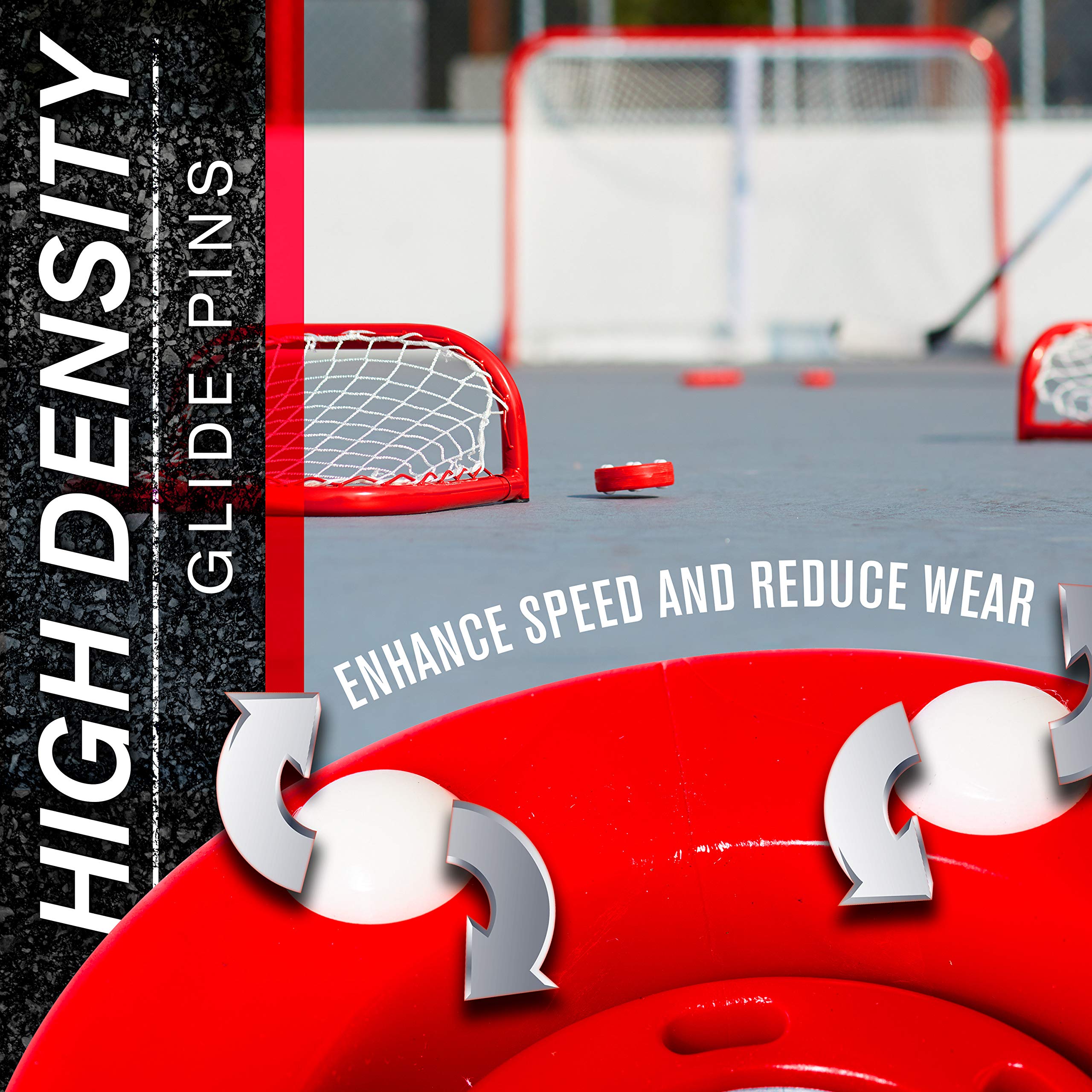 Foto 5 pulgar | Disco De Hockey Franklin Sports Nhl Street Pro Commander Rojo - Venta Internacional.