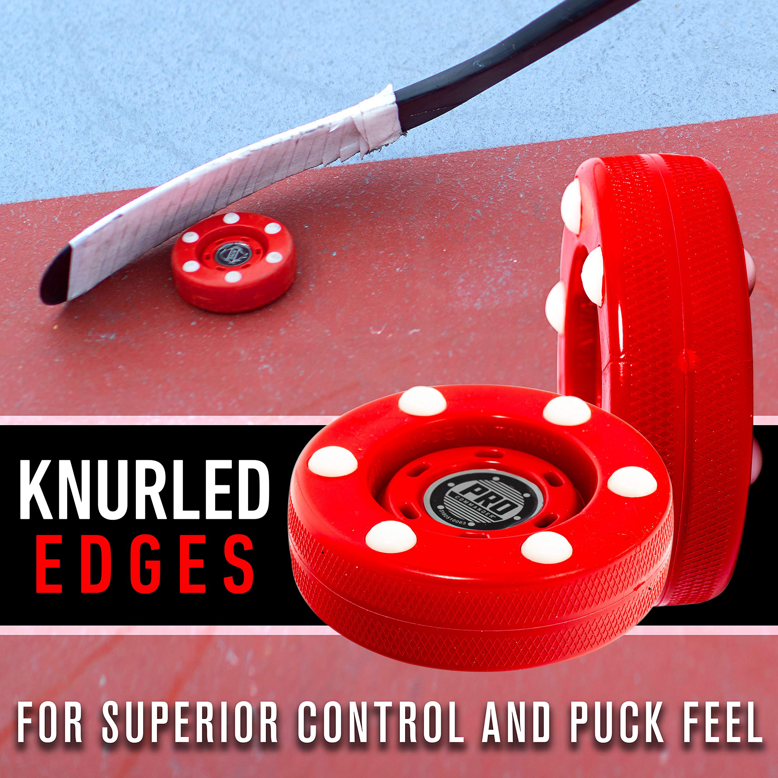 Foto 6 pulgar | Disco De Hockey Franklin Sports Nhl Street Pro Commander Rojo - Venta Internacional.