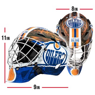 Foto 2 | Máscara De Portero Franklin Sports Edmonton Oilers Gfm1500 - Venta Internacional.
