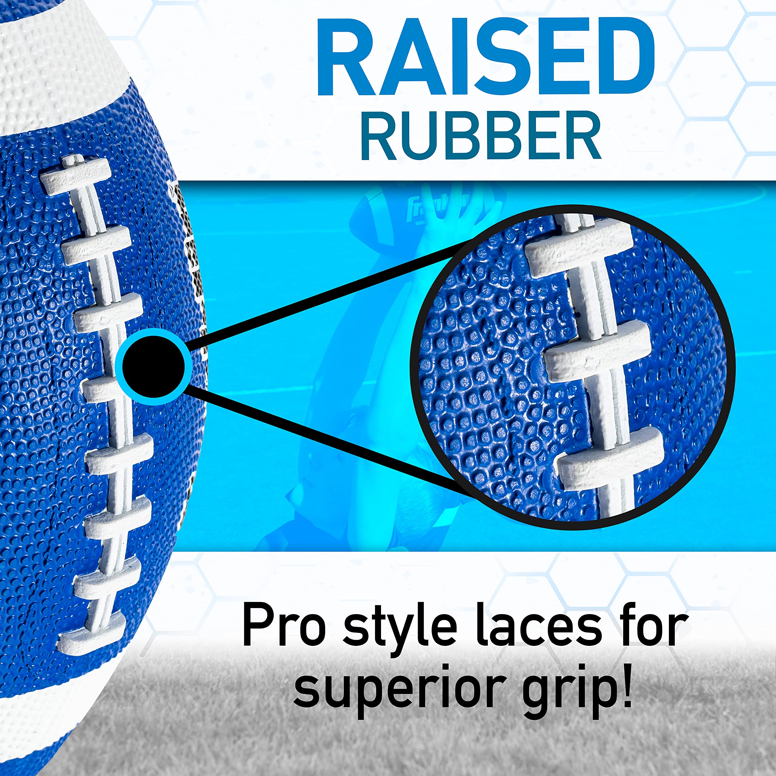 Foto 5 pulgar | Football Franklin Sports Grip-rite 100 Para Niños, Tamaño Junior X6 - Venta Internacional.