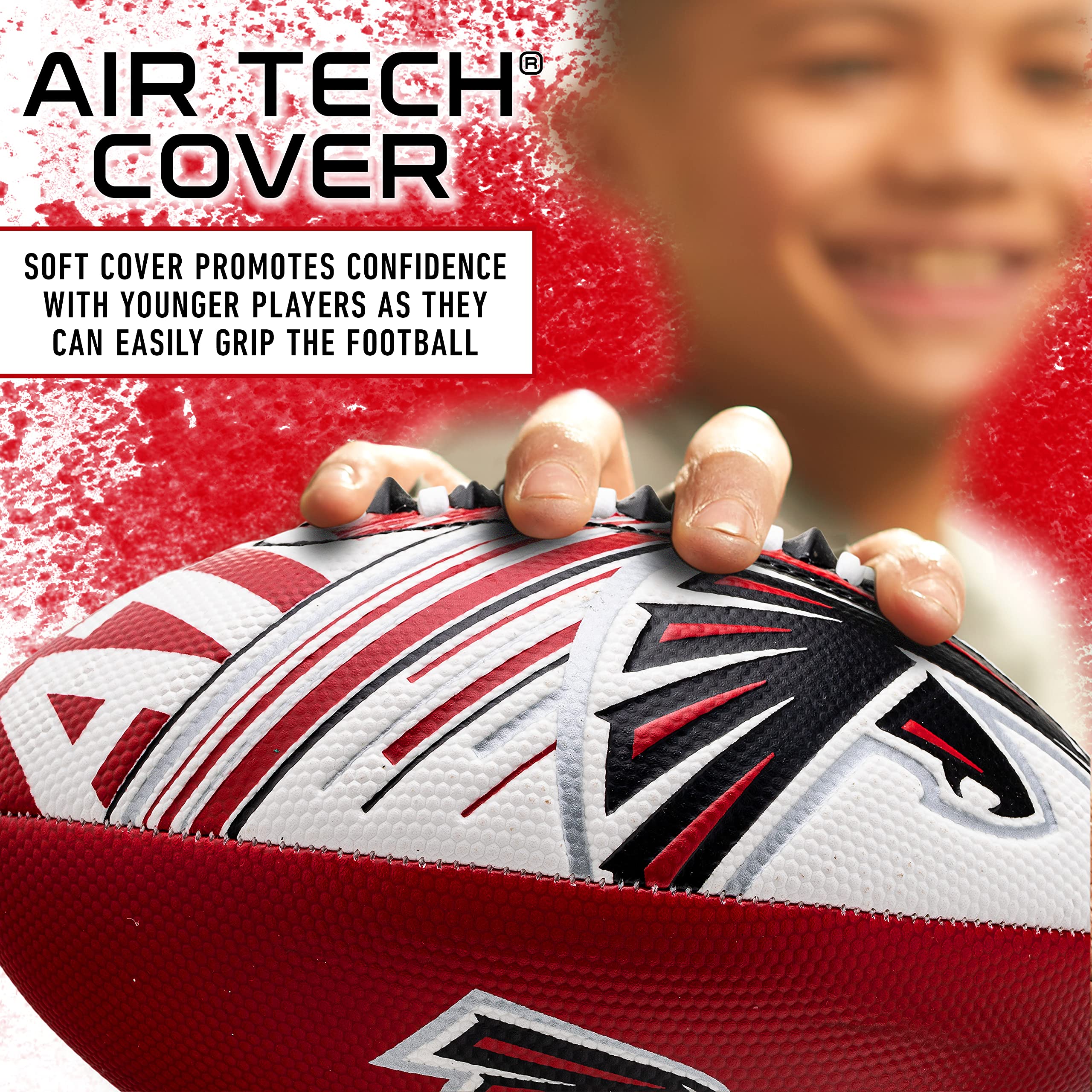 Foto 3 | Fútbol Americano Franklin Sports Nfl Atlanta Falcons Juvenil 8.5 - Venta Internacional.
