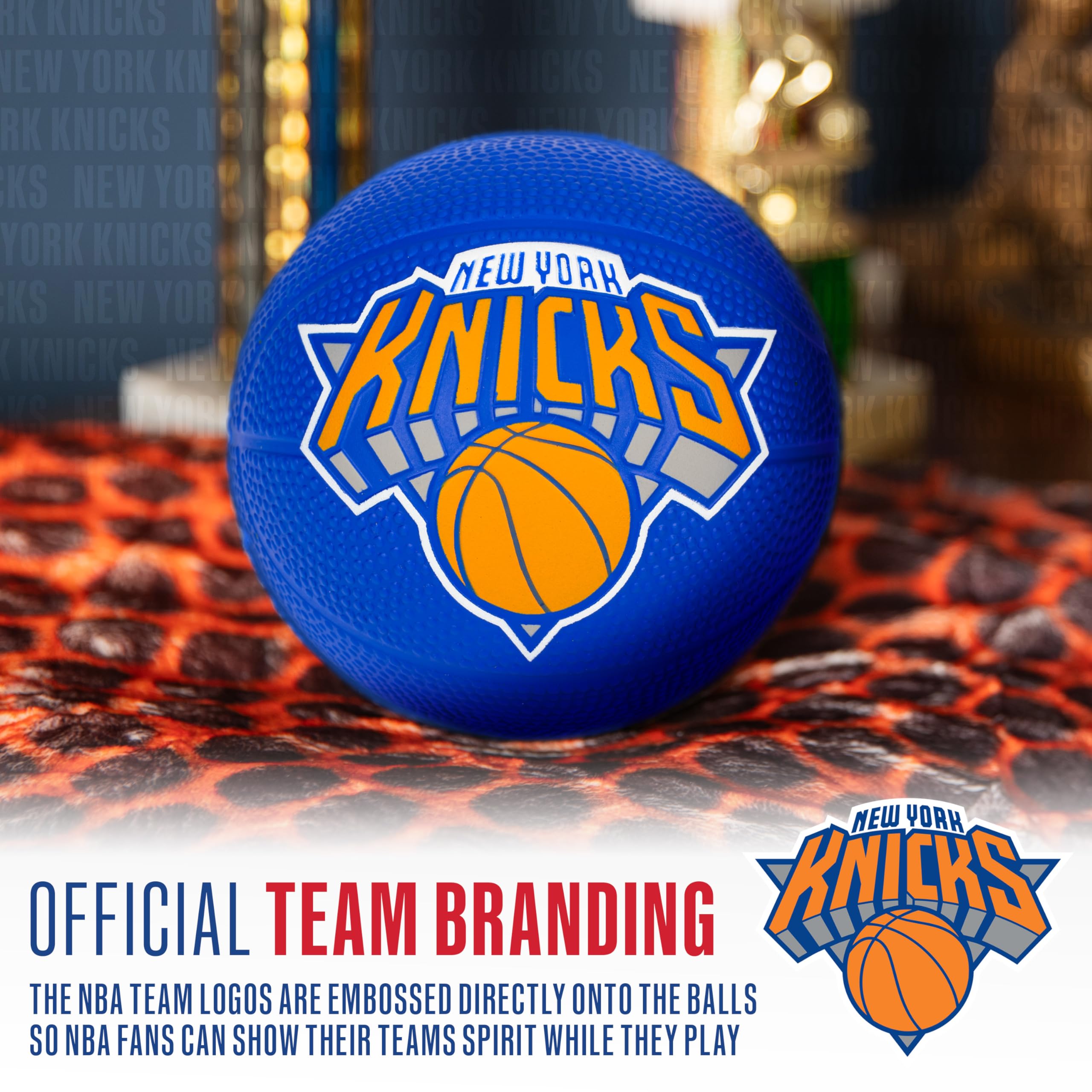 Foto 5 pulgar | Minibásquetbol De Espuma Franklin Sports Nba New York Knicks - Venta Internacional.