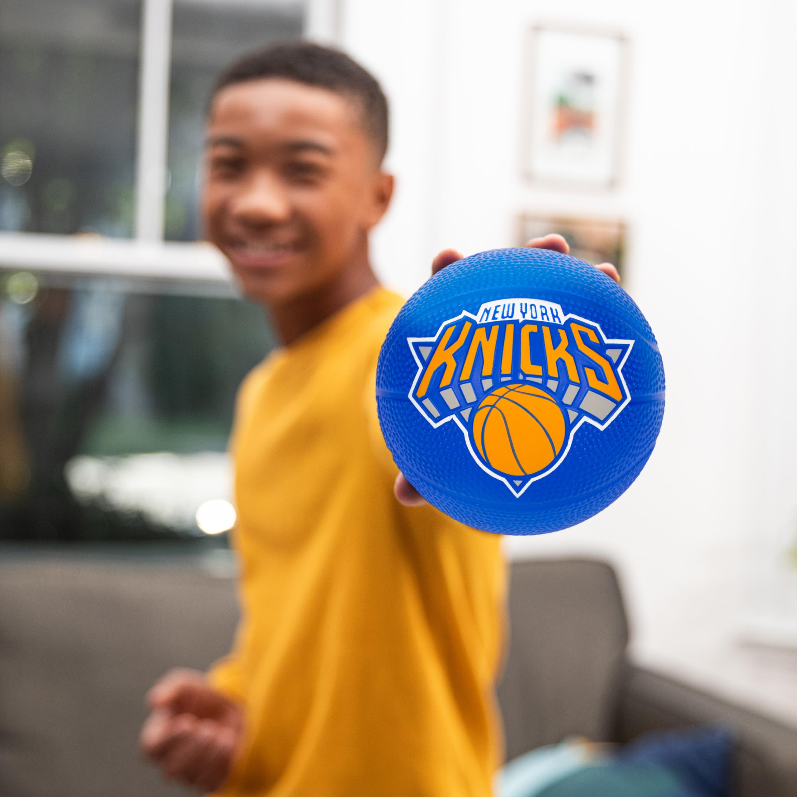 Foto 8 pulgar | Minibásquetbol De Espuma Franklin Sports Nba New York Knicks - Venta Internacional.