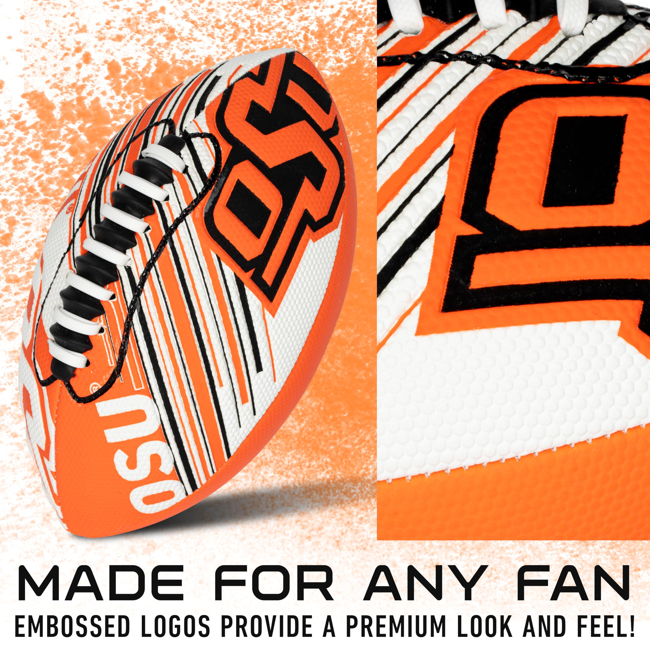 Foto 4 pulgar | Foam Football Franklin Sports Oklahoma State Cowboys 8.5 - Venta Internacional.