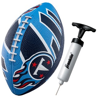 Foto 1 | Fútbol Americano Franklin Sports Nfl Tennesse Titans De Goma, 8.5 Pulgadas - Venta Internacional.