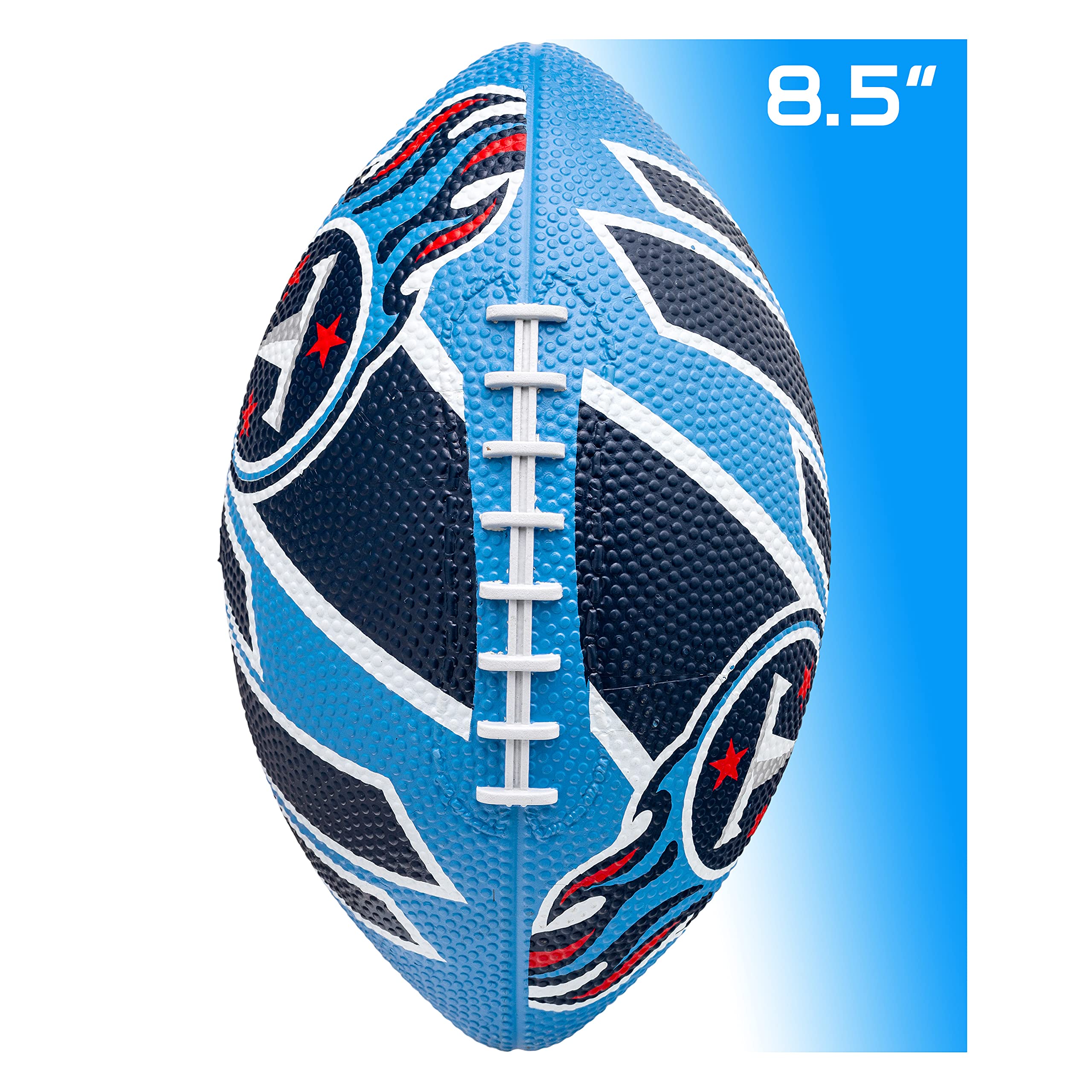 Foto 6 | Fútbol Americano Franklin Sports Nfl Tennesse Titans De Goma, 8.5 Pulgadas - Venta Internacional.