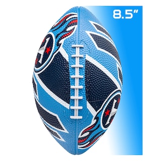 Foto 6 | Fútbol Americano Franklin Sports Nfl Tennesse Titans De Goma, 8.5 Pulgadas - Venta Internacional.