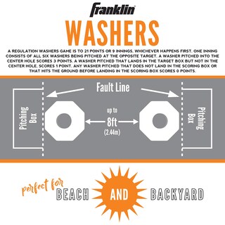Foto 3 | Washer Toss Franklin Sports Starter Con Bolsa De Transporte - Venta Internacional.