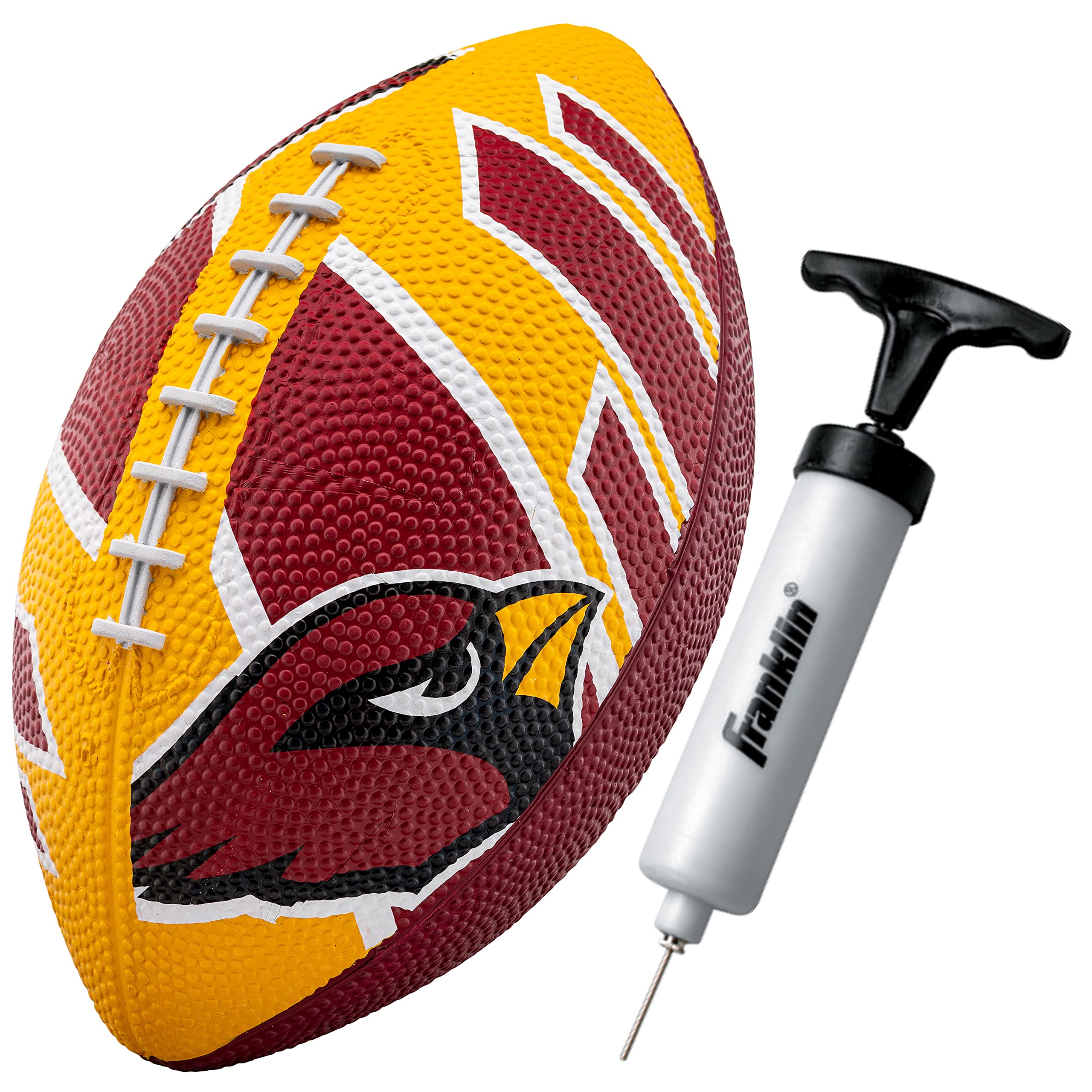 Foto 1 | Balón De Fútbol Franklin Sports Nfl Arizona Cardinals De Goma, 8.5 Pulgadas - Venta Internacional.