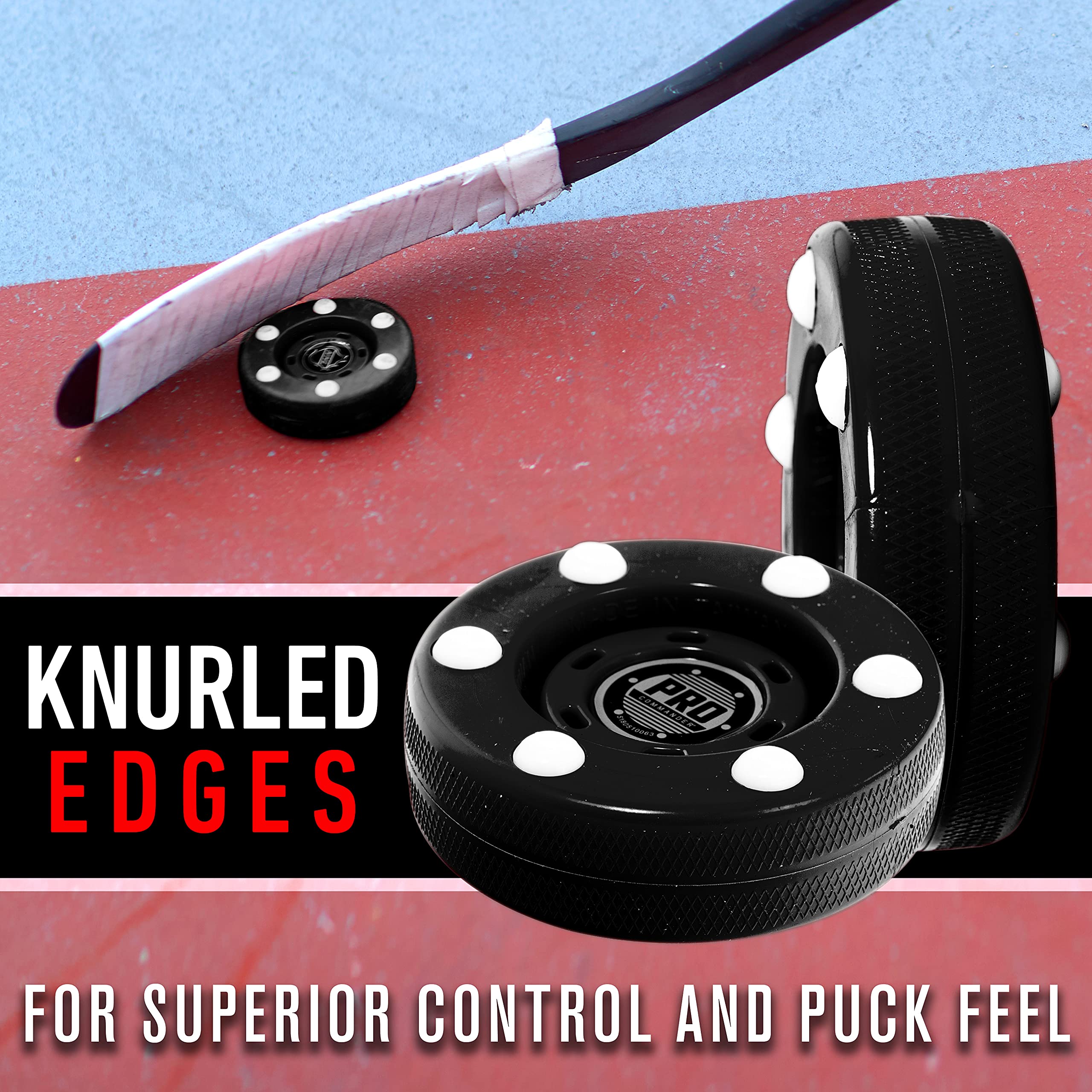 Foto 6 pulgar | Discos De Hockey Sobre Patines Franklin Sports Nhl Pro Commander (24) - Venta Internacional.
