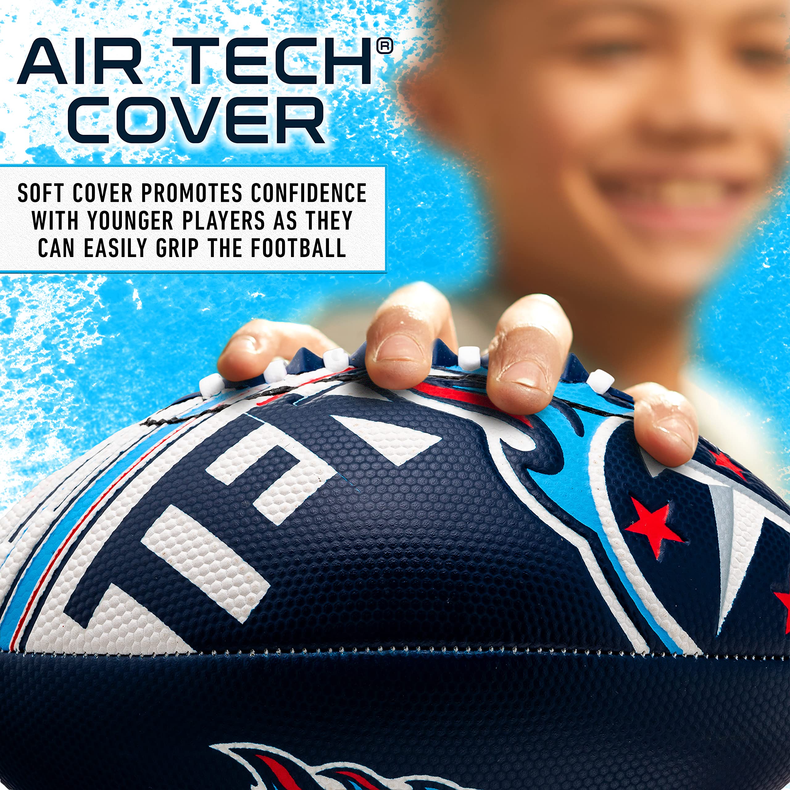 Foto 4 pulgar | Football Franklin Sports Nfl Tennessee Titans Juvenil 8.5 - Venta Internacional.