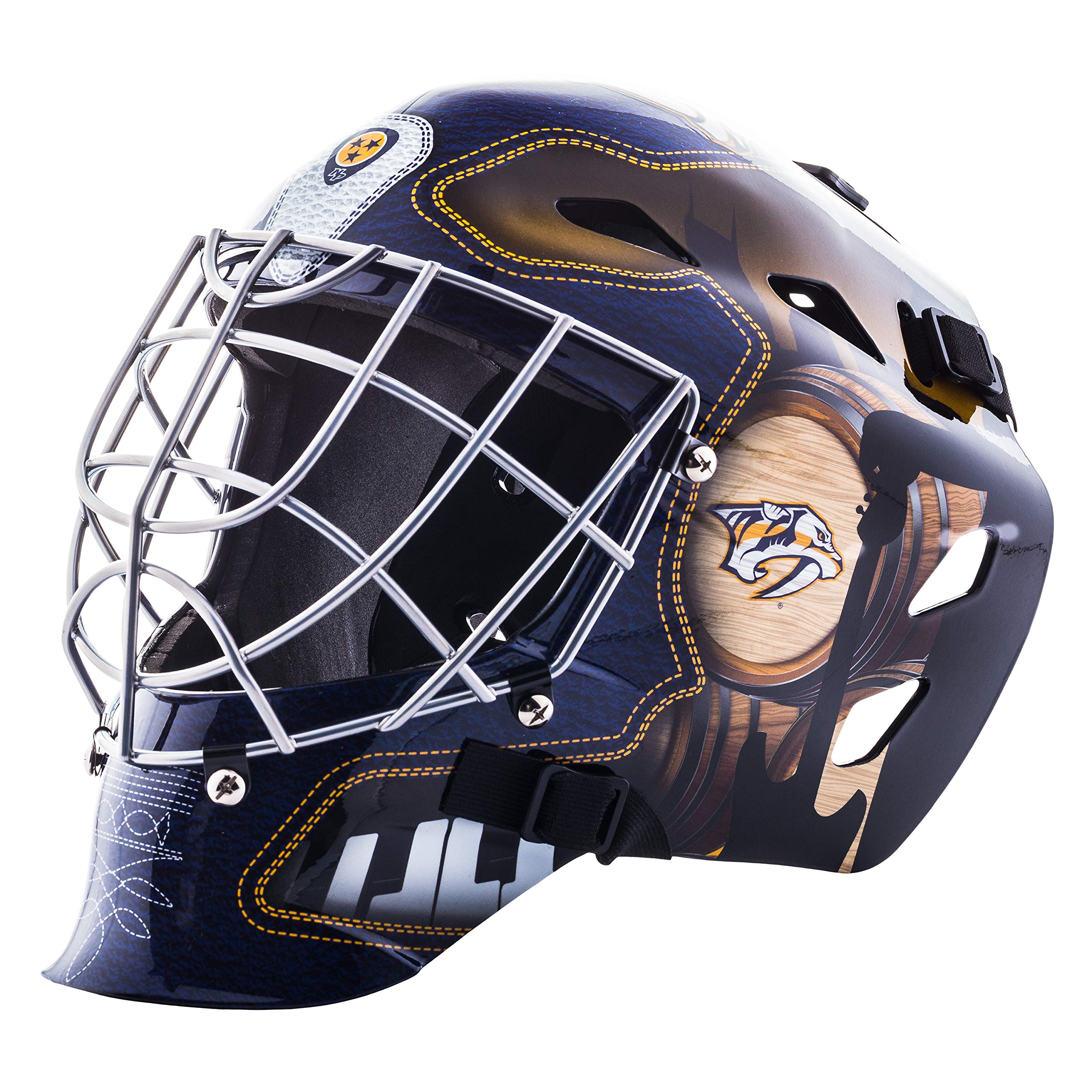 Foto 1 | Mascarilla Facial De Portero Franklin Sports Nashville Predators Nhl - Venta Internacional.