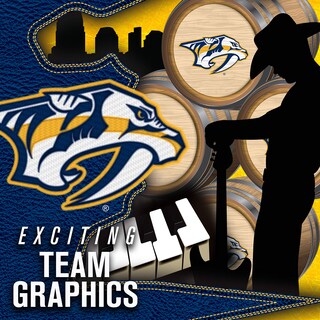 Foto 4 | Mascarilla Facial De Portero Franklin Sports Nashville Predators Nhl - Venta Internacional.