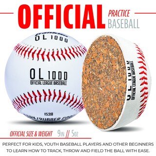 Foto 4 | Pelotas De Béisbol Franklin Sports Ol1000 Oficiales, Tamaño 9 — 6 Unidades - Venta Internacional.