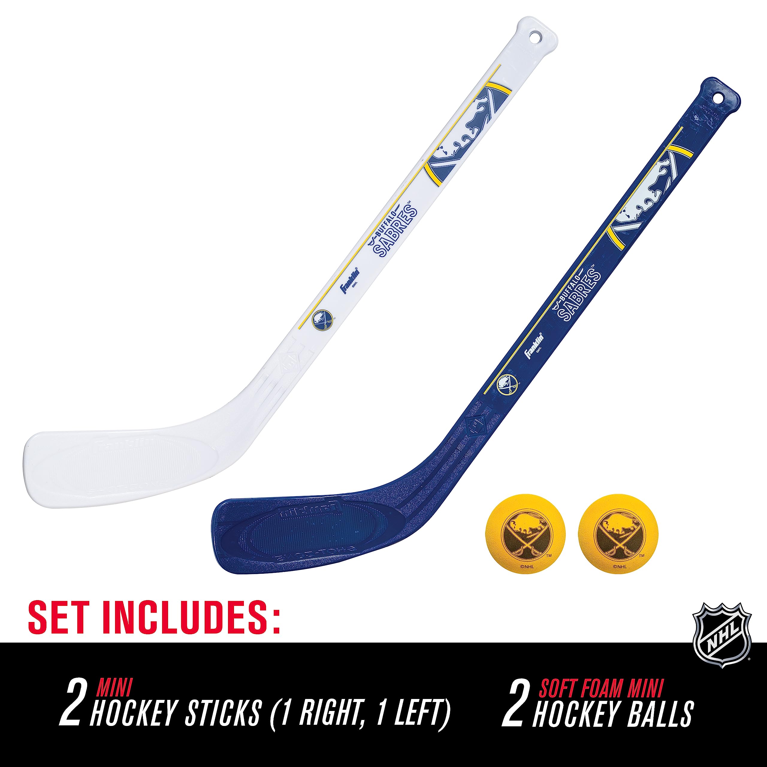 Foto 2 | Set De Minibastones De Hockey Franklin Sports Buffalo Sabres Nhl - Venta Internacional.