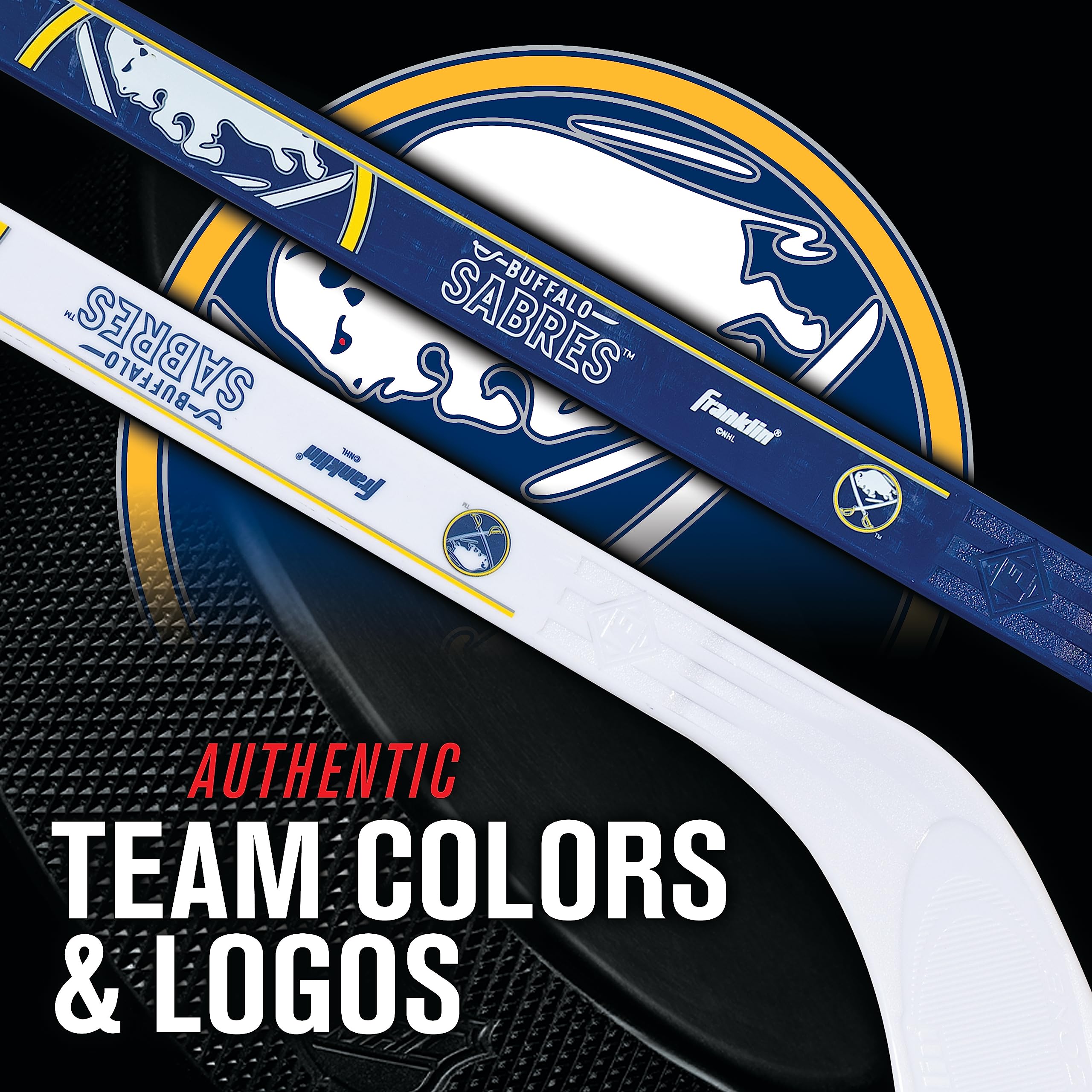 Foto 5 pulgar | Set De Minibastones De Hockey Franklin Sports Buffalo Sabres Nhl - Venta Internacional.