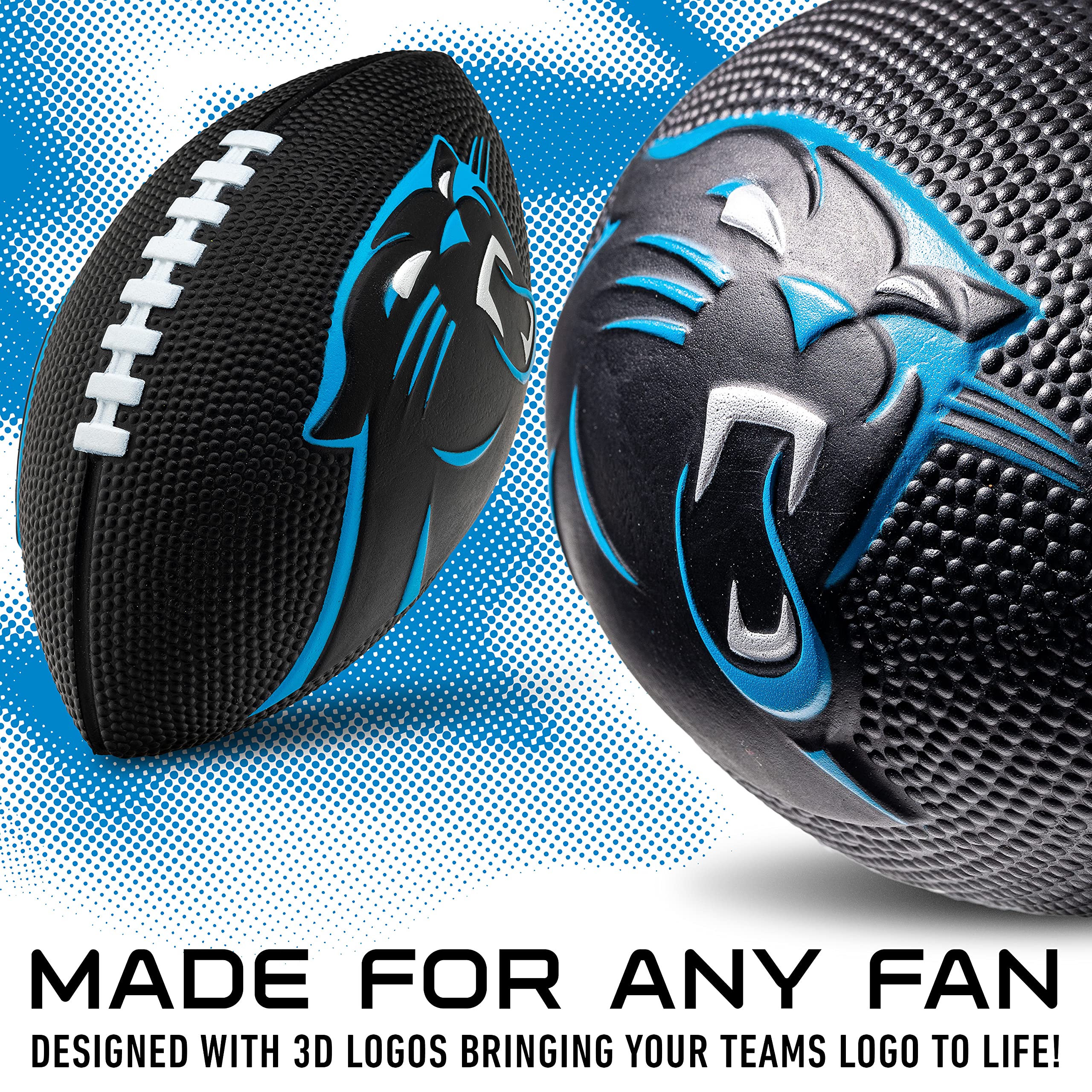 Foto 3 pulgar | Foam Football Franklin Sports Nfl Carolina Panthers Kids - Venta Internacional.