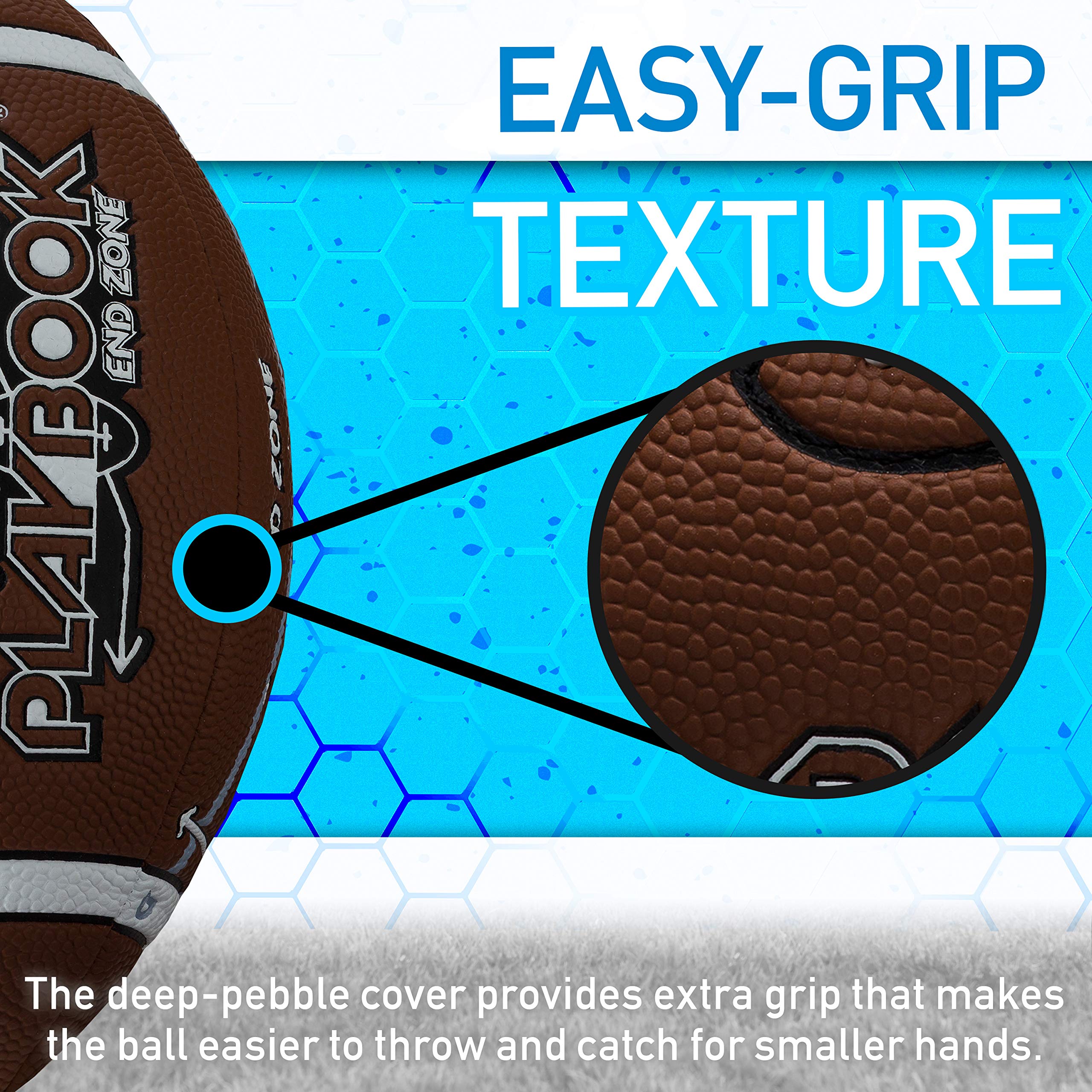 Foto 4 pulgar | Football Franklin Sports Playbook Junior Para Niños, Color Marrón - Venta Internacional.