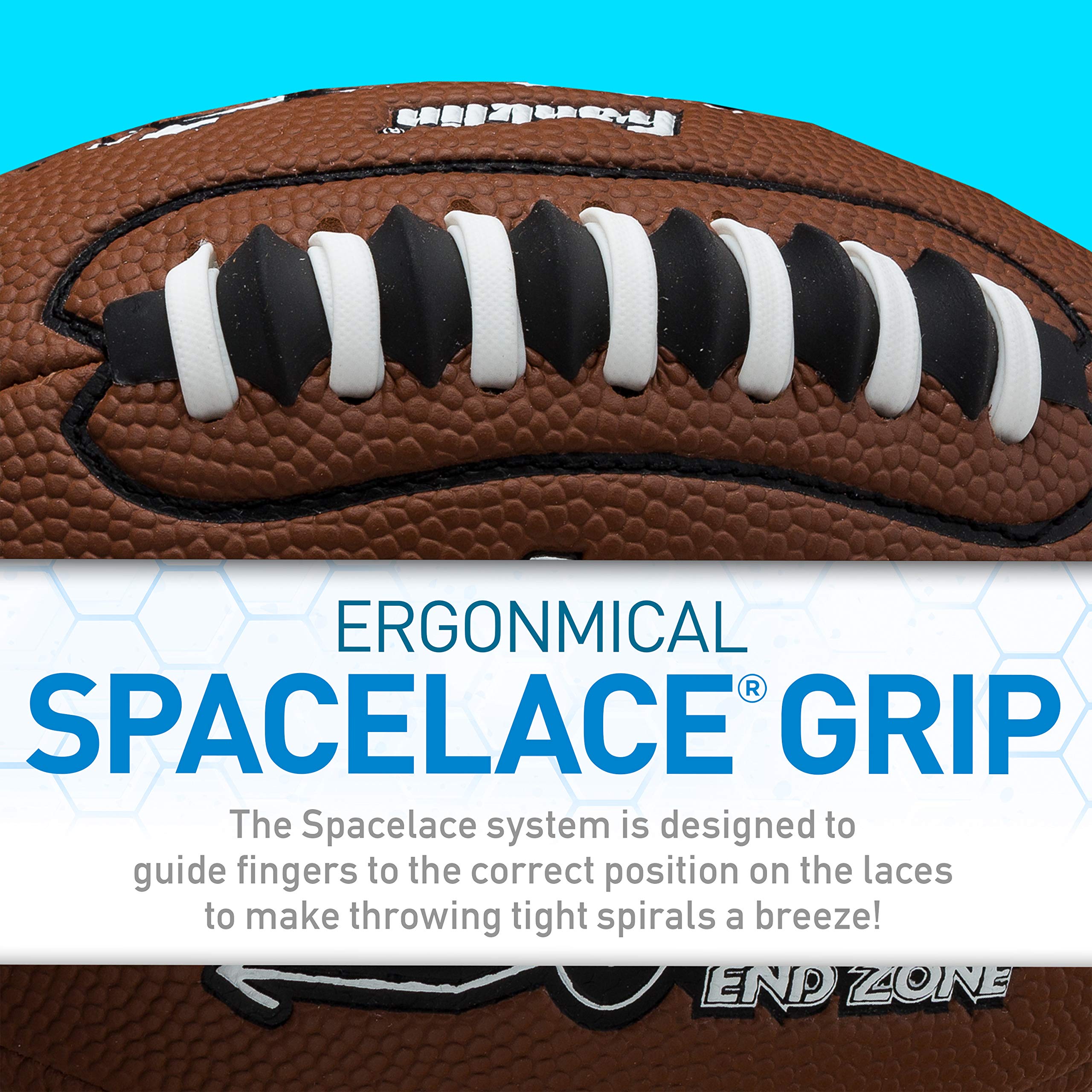 Foto 5 pulgar | Football Franklin Sports Playbook Junior Para Niños, Color Marrón - Venta Internacional.