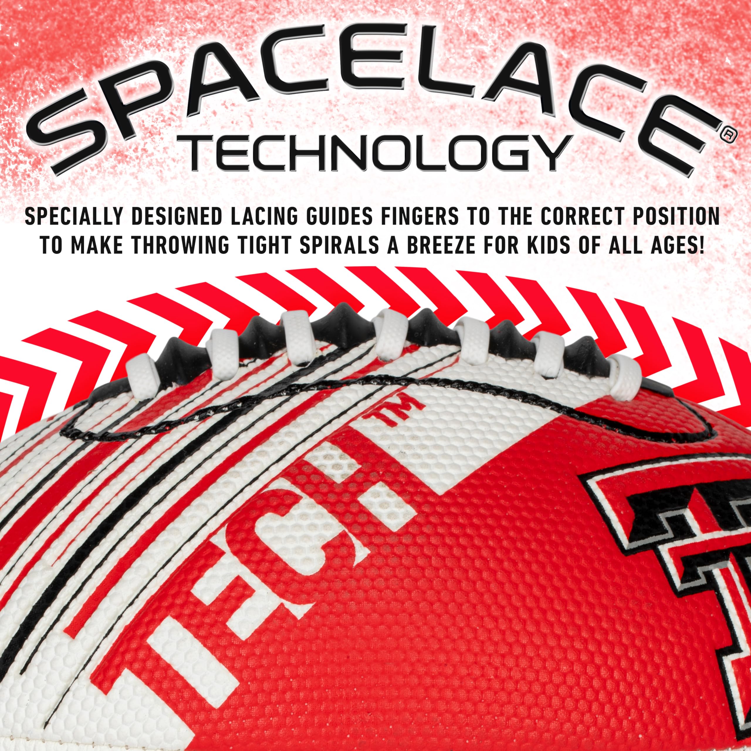 Foto 5 | Balón De Espuma Franklin Sports Texas Tech Red Raiders 8.5 - Venta Internacional.