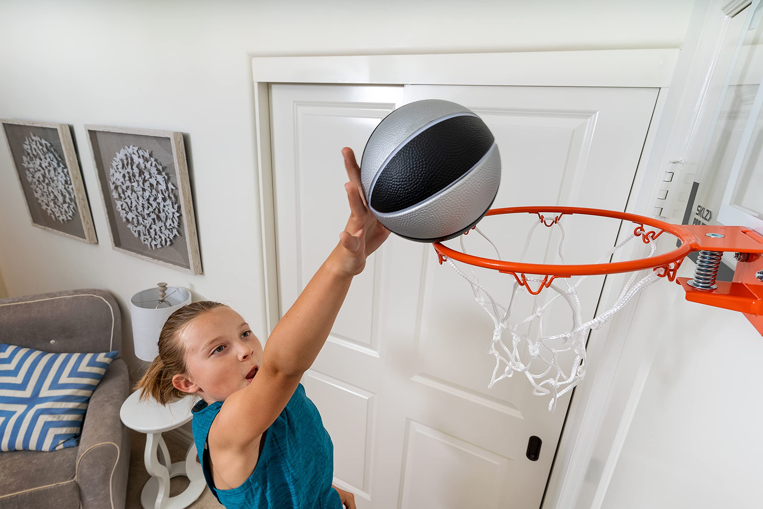 Foto 2 | Miniaro De Baloncesto Sklz Pro De 5 Pulgadas De Espuma, Color Negro Y Plateado - Venta Internacional.