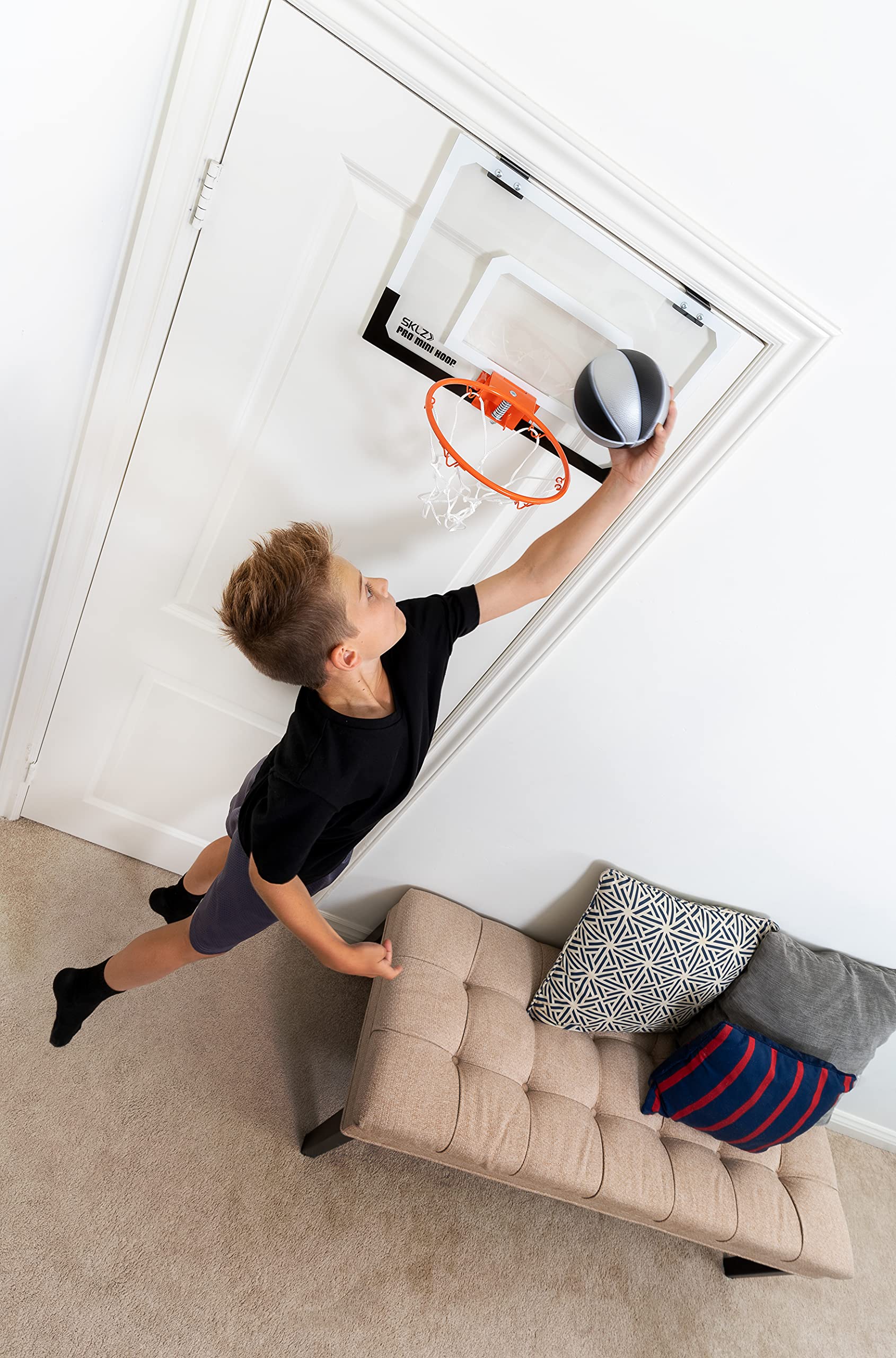 Foto 4 | Miniaro De Baloncesto Sklz Pro De 5 Pulgadas De Espuma, Color Negro Y Plateado - Venta Internacional.
