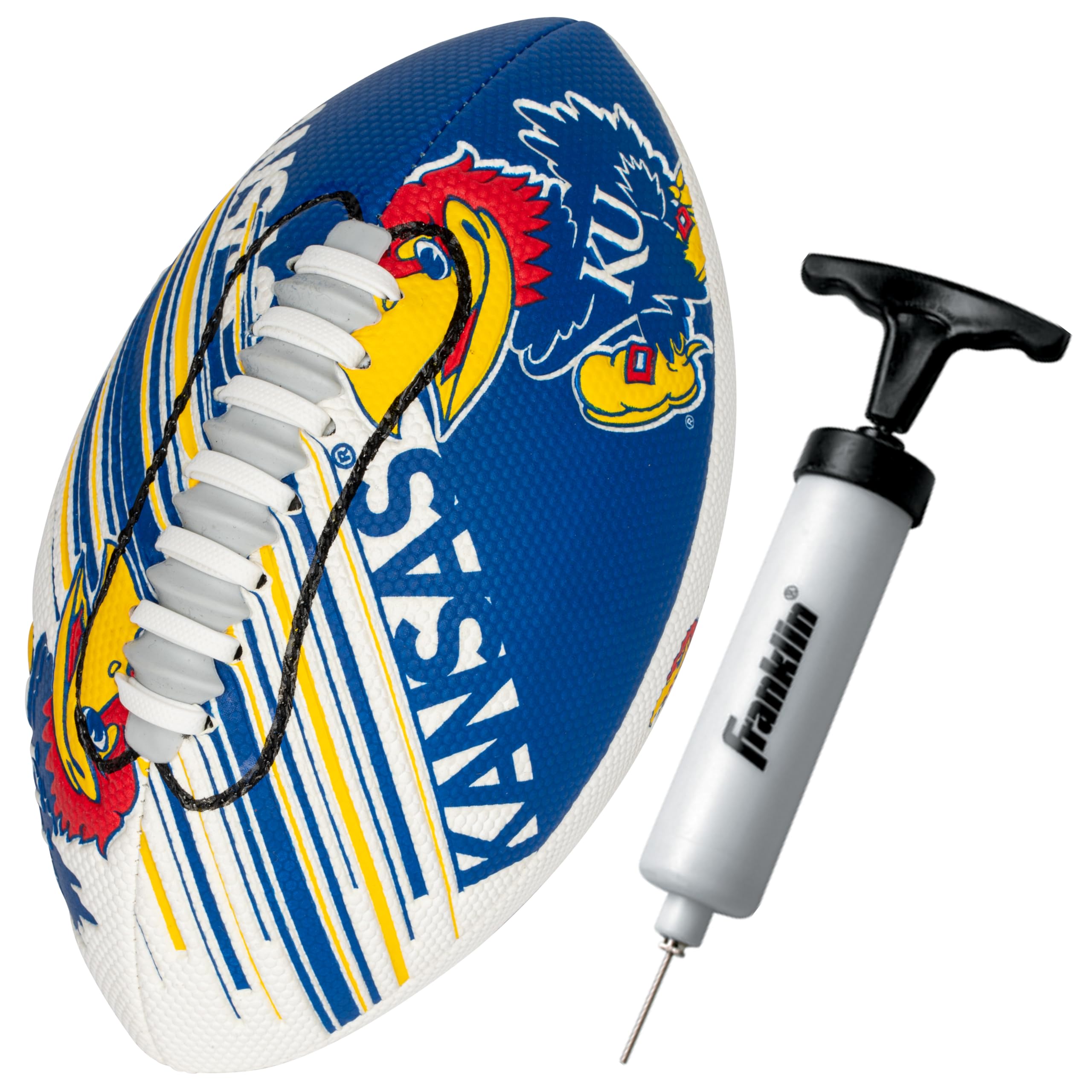 Foto 2 pulgar | Foam Football Franklin Sports Kansas Jayhawks 8.5 Junior - Venta Internacional.
