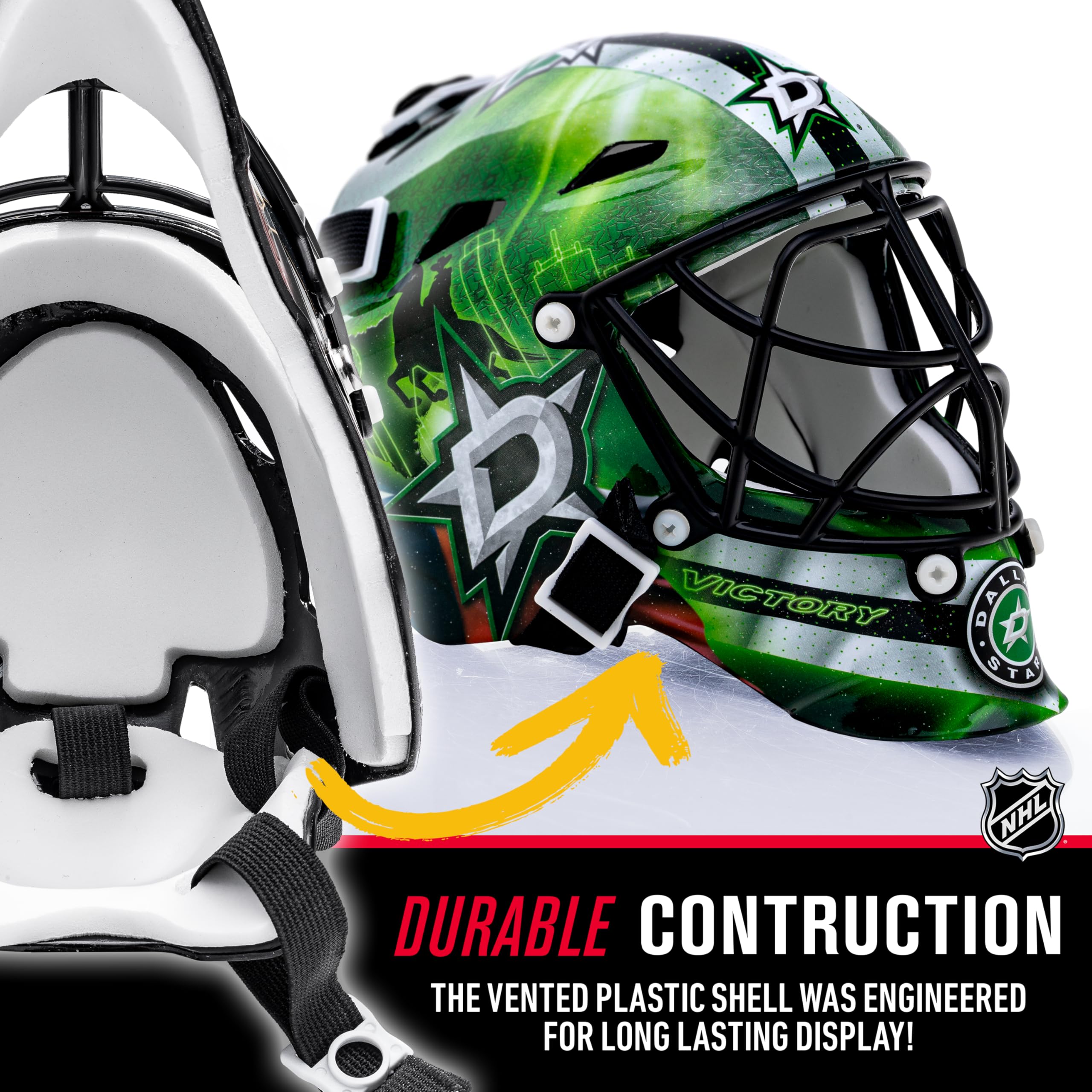 Foto 4 pulgar | Máscara De Portero Franklin Sports Multicolor De La Nhl, Coleccionable - Venta Internacional.