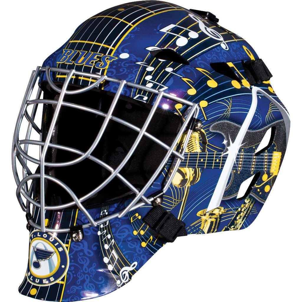 Foto 2 pulgar | Máscara De Portero Franklin Sports St. Louis Blues Nhl Kids - Venta Internacional.