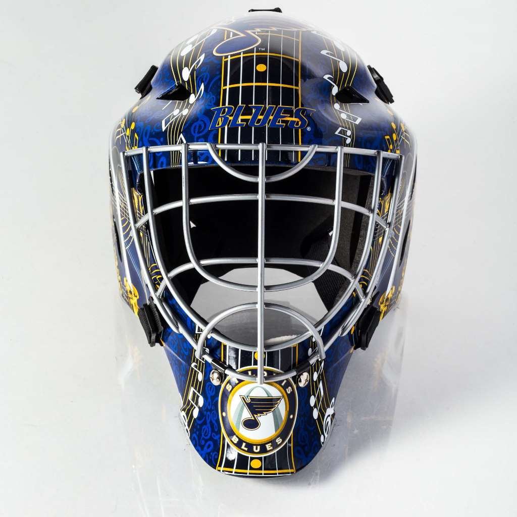 Foto 5 | Máscara De Portero Franklin Sports St. Louis Blues Nhl Kids - Venta Internacional.