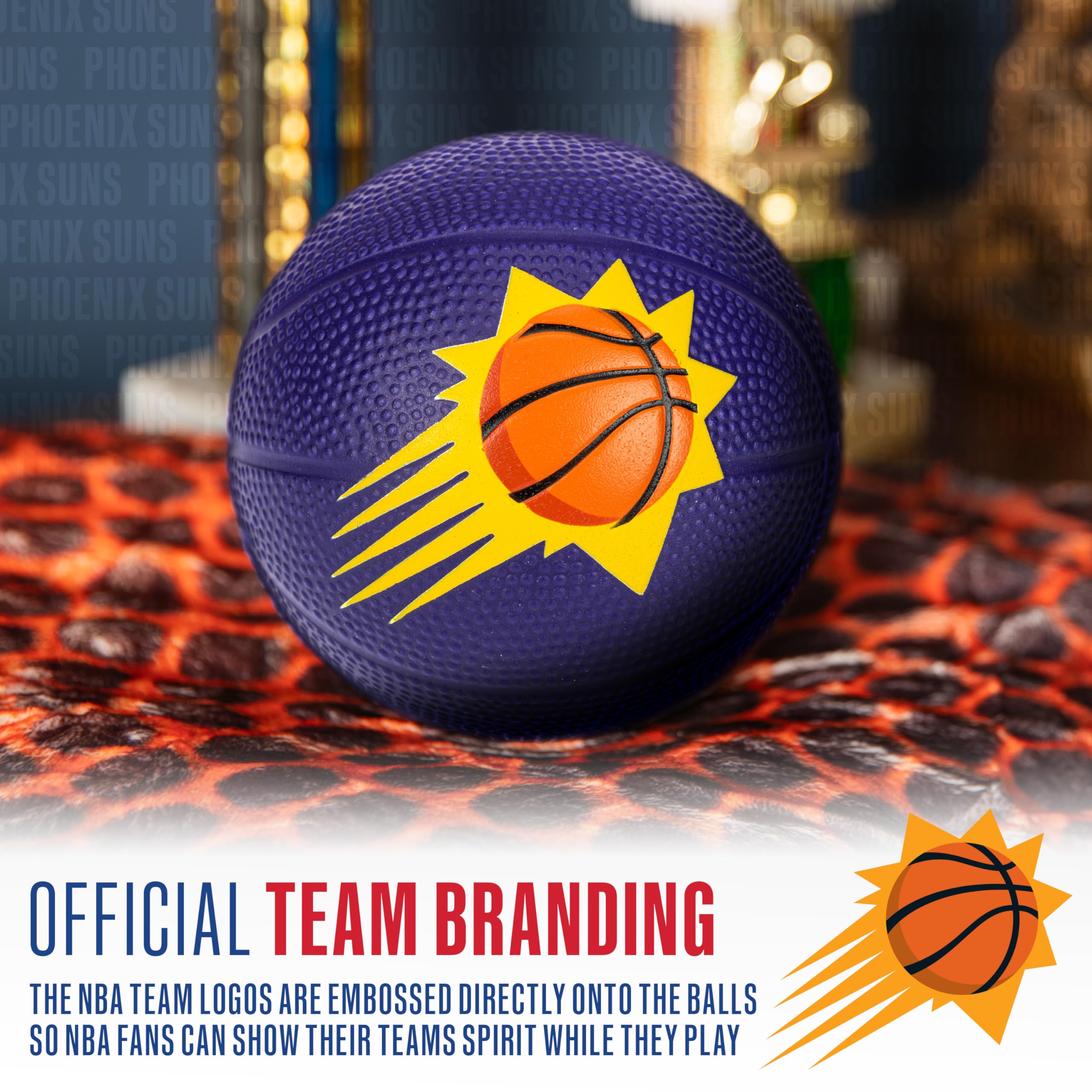 Foto 4 | Minibásquetbol De Espuma Franklin Sports Nba Phoenix Suns Kids - Venta Internacional.