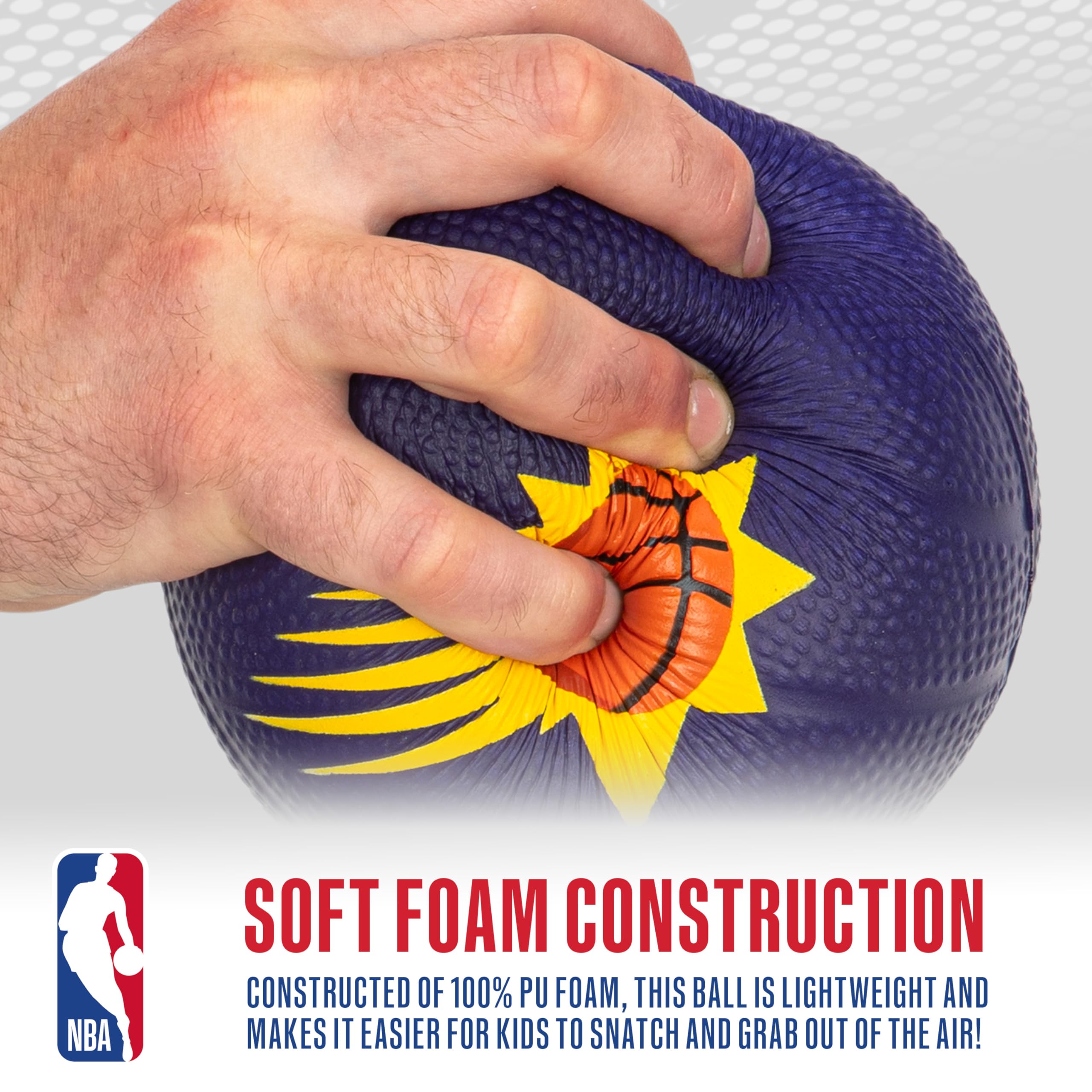 Foto 6 pulgar | Minibásquetbol De Espuma Franklin Sports Nba Phoenix Suns Kids - Venta Internacional.