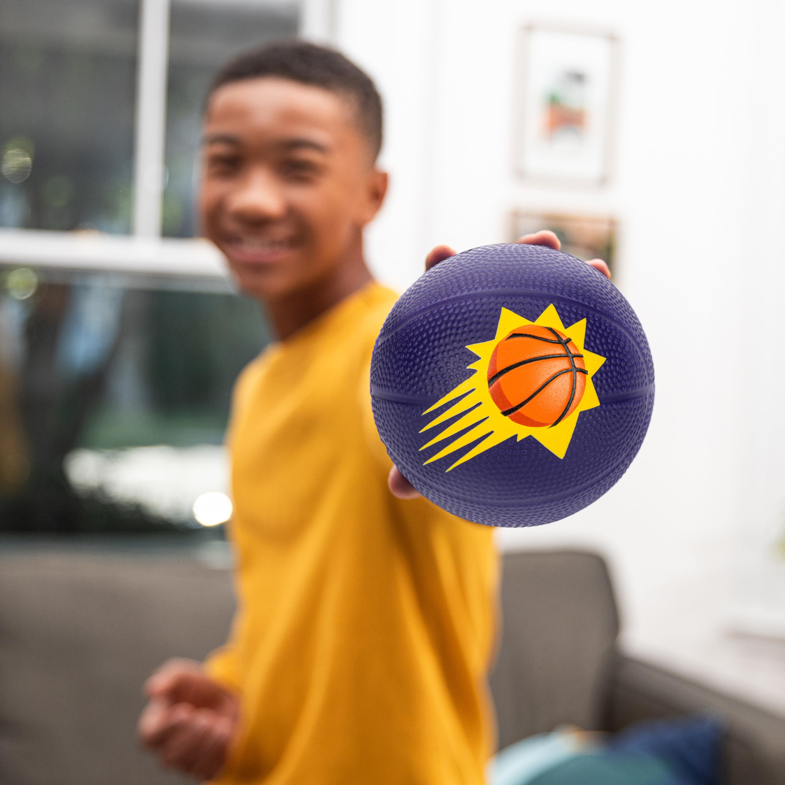 Foto 7 | Minibásquetbol De Espuma Franklin Sports Nba Phoenix Suns Kids - Venta Internacional.