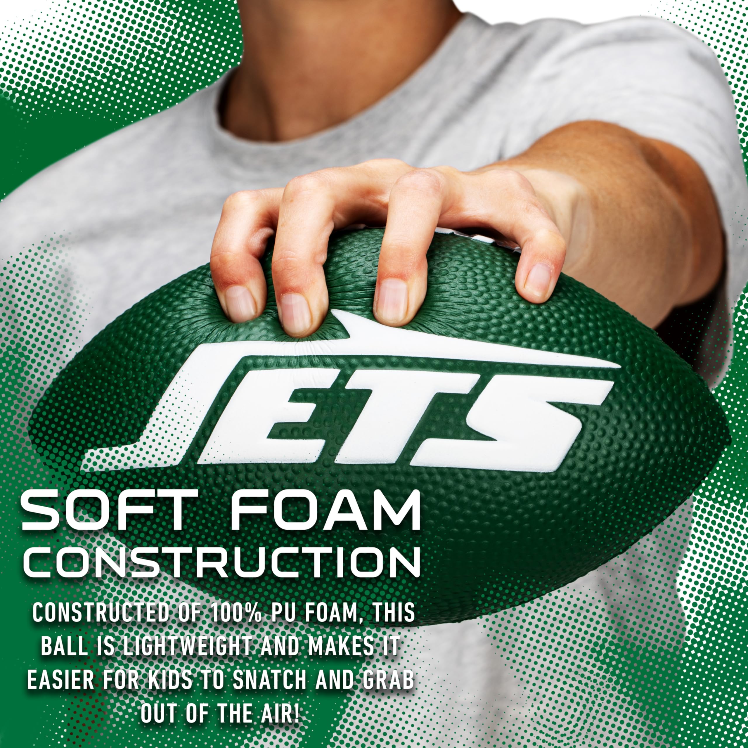 Foto 5 pulgar | Foam Football Franklin Sports Nfl Detroit Lions Kids 8.5 - Venta Internacional.