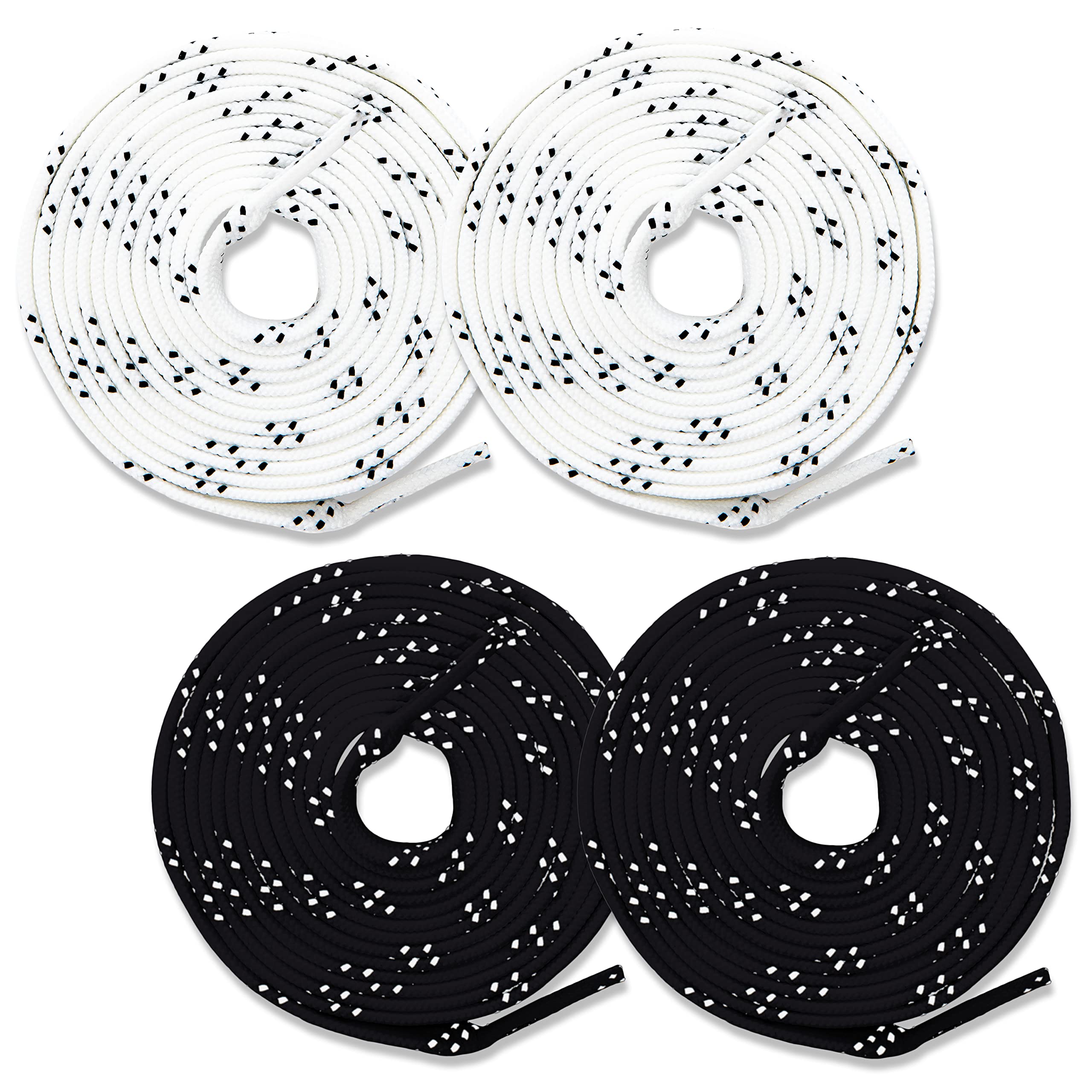 Foto 2 pulgar | Cordones Para Patines De Hockey Sobre Hielo Franklin Sports 84 Cm, Blanco/negro - Venta Internacional.