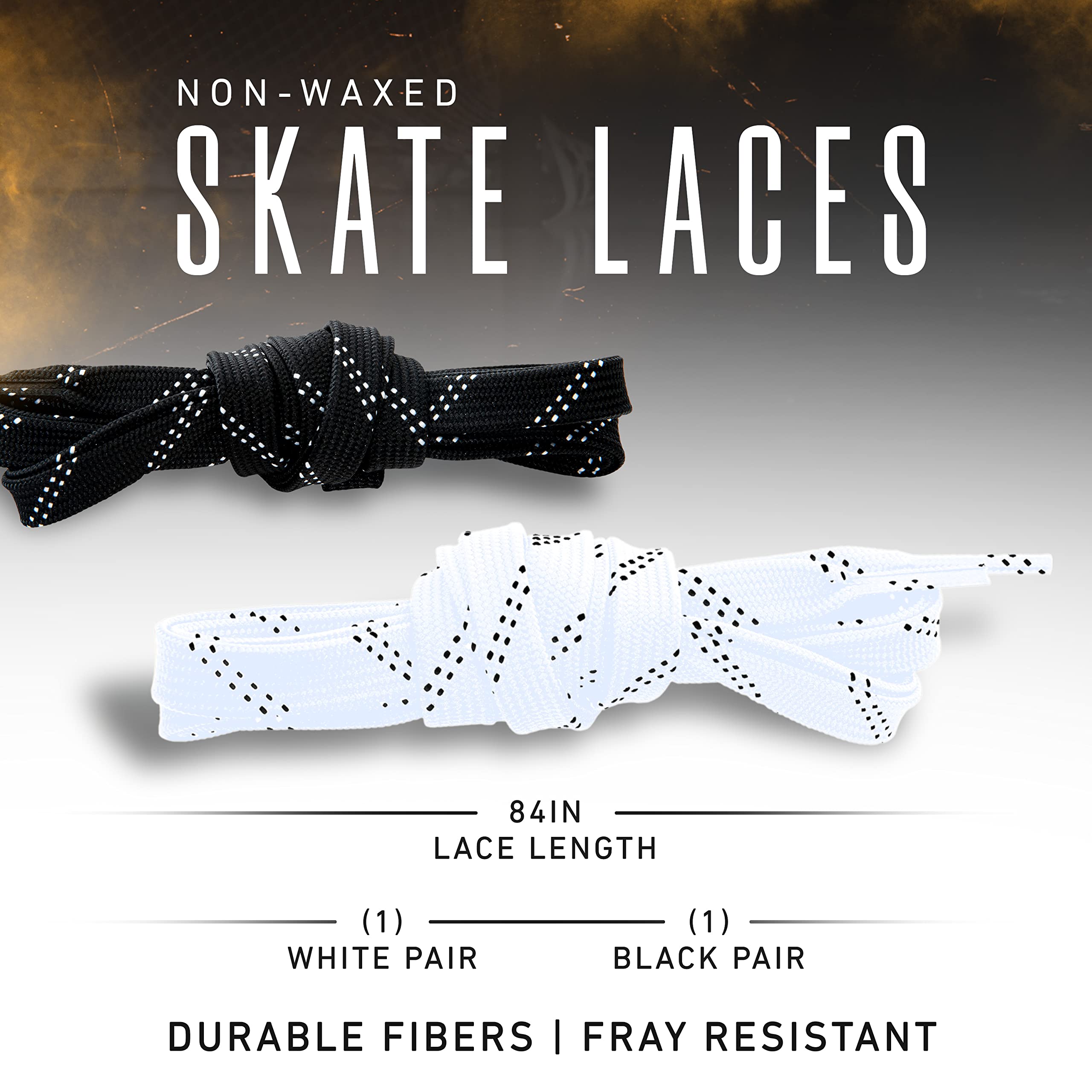 Foto 3 pulgar | Cordones Para Patines De Hockey Sobre Hielo Franklin Sports 84 Cm, Blanco/negro - Venta Internacional.