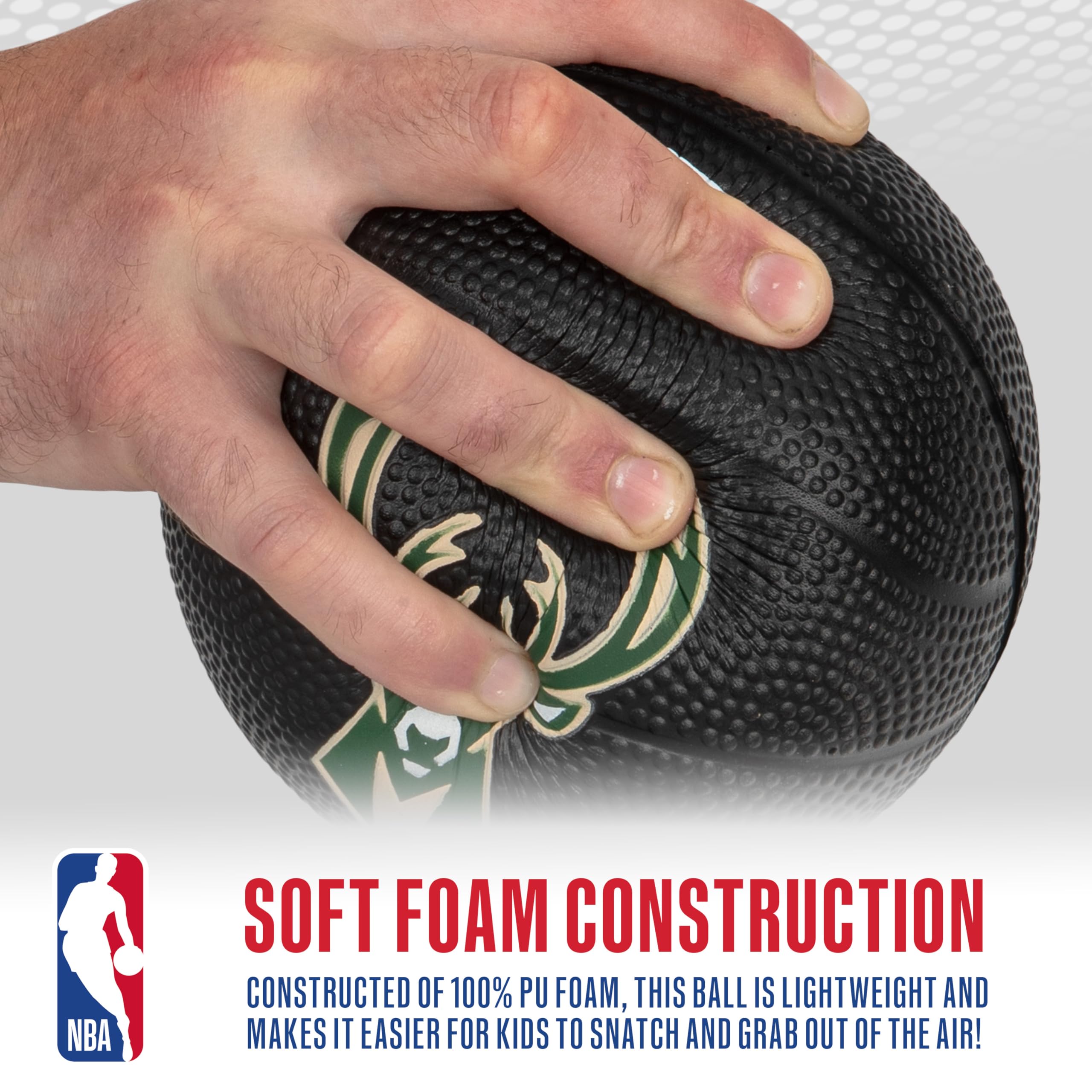 Foto 5 | Minibásquetbol De Espuma Franklin Sports Nba Milwaukee Bucks - Venta Internacional.