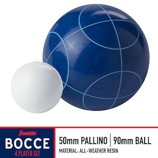 Foto 2 | Juego De Bolas De Petanca Franklin Sports 8 Para Todo Tipo De Clima, 90 Mm Con Funda - Venta Internacional.