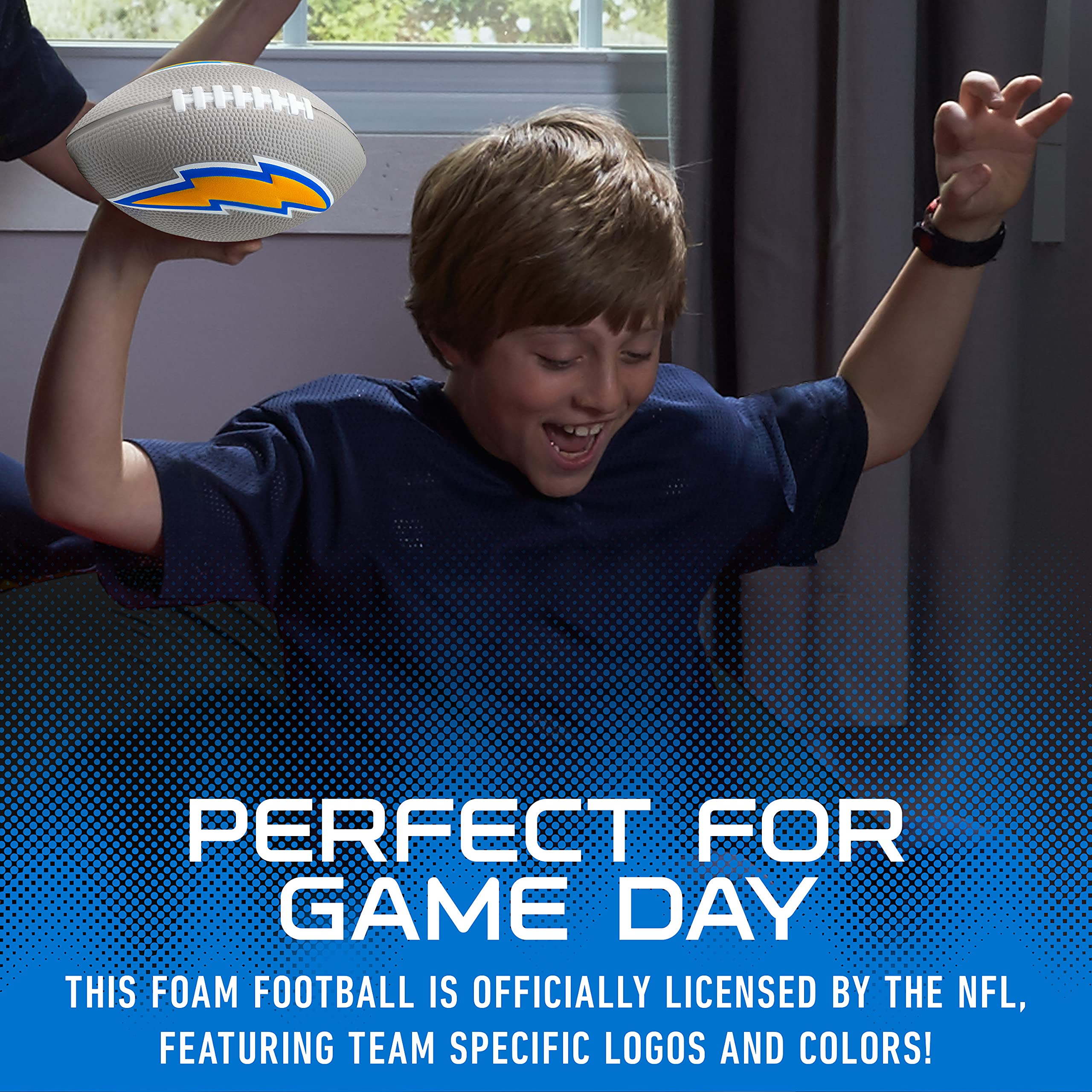 Foto 6 pulgar | Foam Football Franklin Sports Nfl Los Angeles Chargers Para Niños - Venta Internacional.