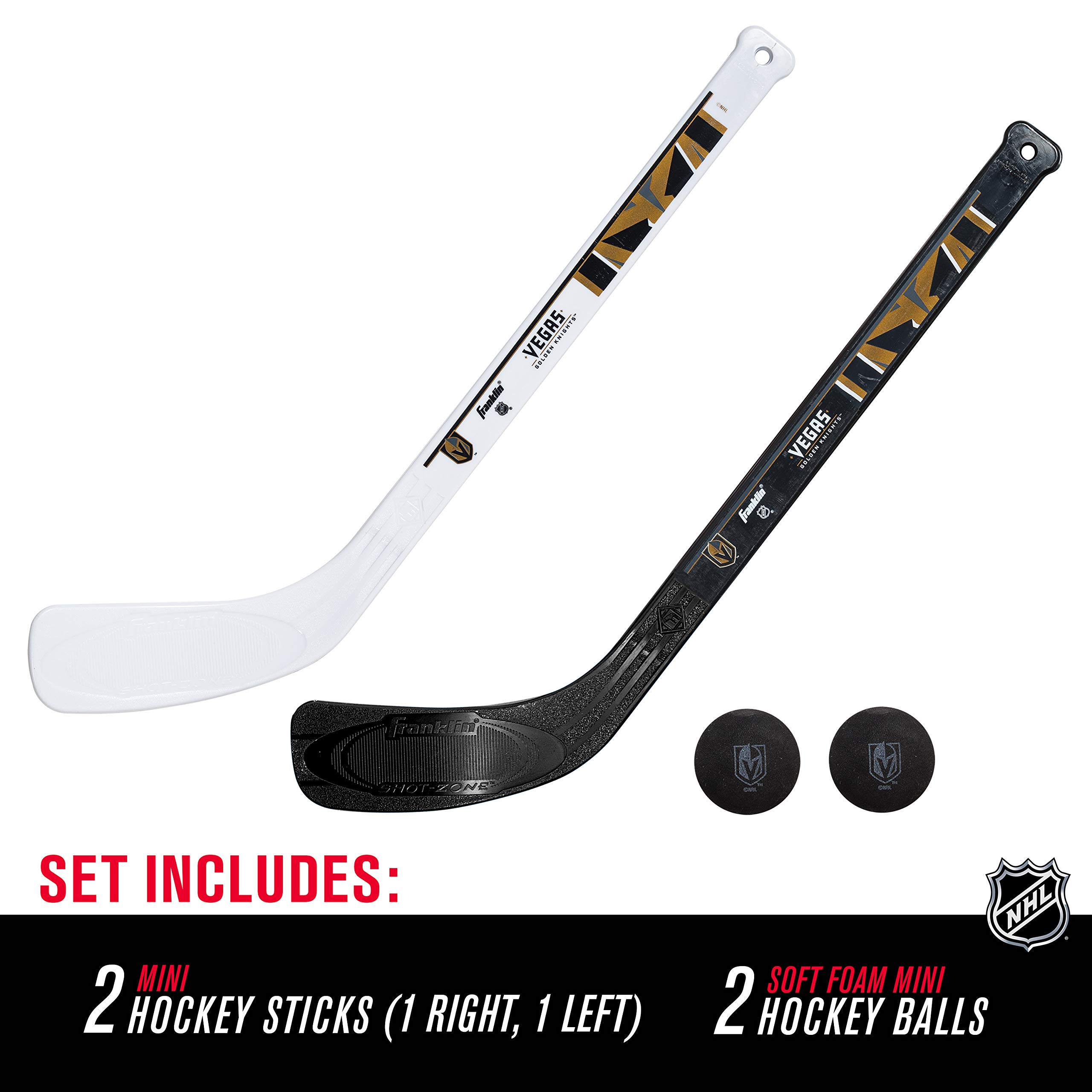 Foto 3 pulgar | Set De Minibastones De Hockey Franklin Sports Vegas Golden Knights - Venta Internacional.