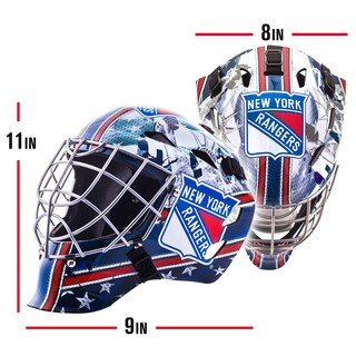 Foto 2 | Mascarilla Facial De Portero Franklin Sports New York Rangers Nhl Kids - Venta Internacional.