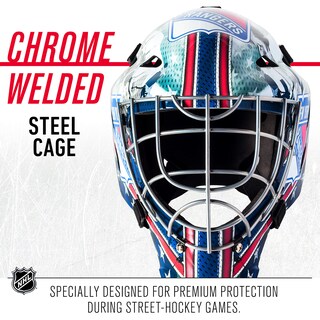 Foto 6 | Mascarilla Facial De Portero Franklin Sports New York Rangers Nhl Kids - Venta Internacional.