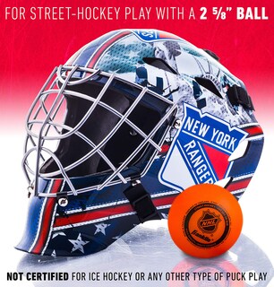 Foto 7 | Mascarilla Facial De Portero Franklin Sports New York Rangers Nhl Kids - Venta Internacional.