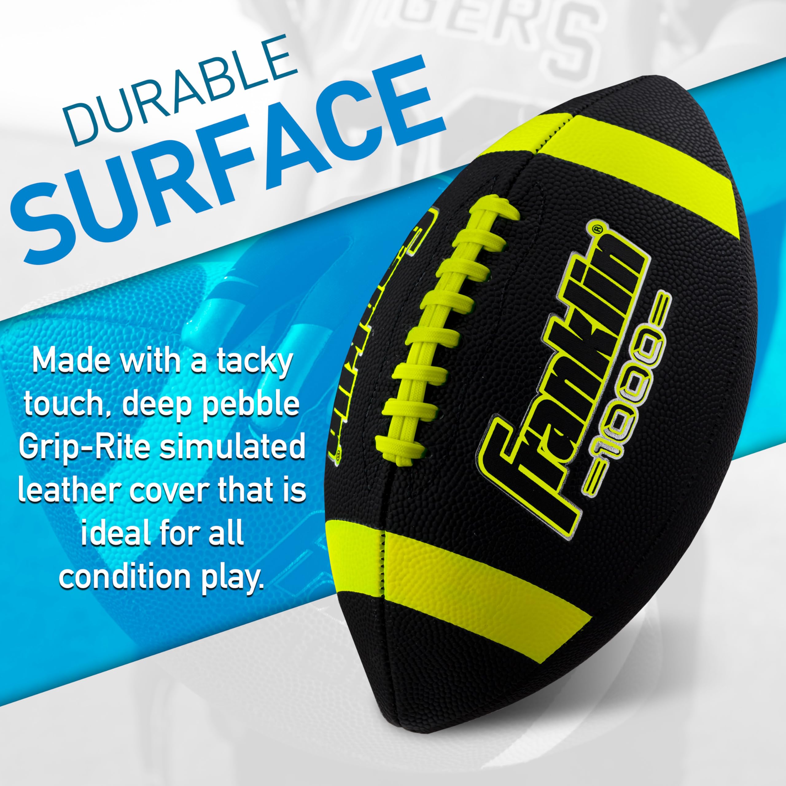 Foto 3 pulgar | Football Franklin Sports, Talla Junior, Extra Grip-rite - Venta Internacional.
