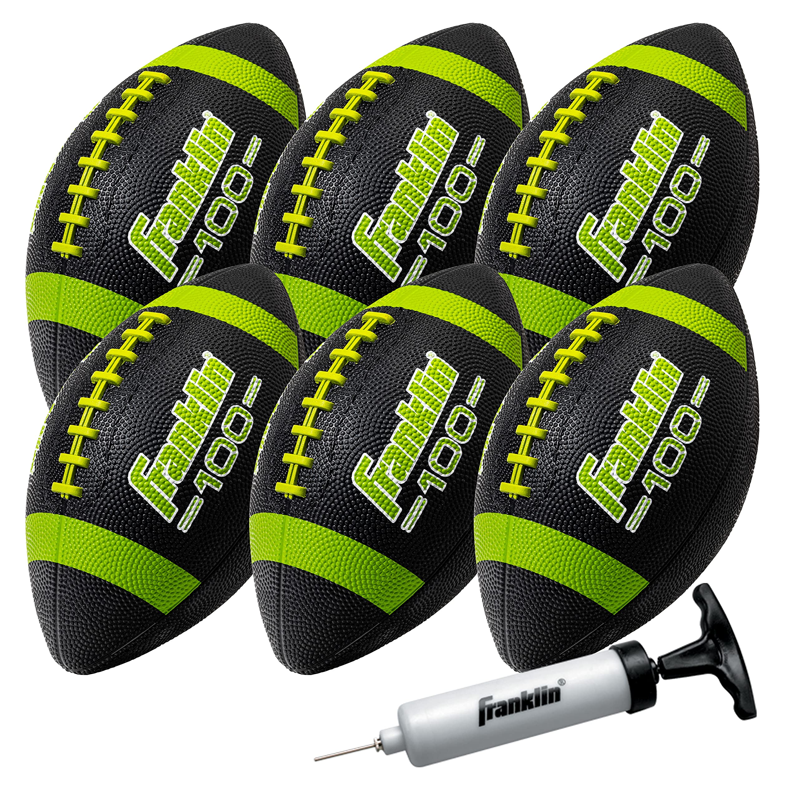 Foto 1 | Football Franklin Sports Grip-rite 100 Para Niños, Tamaño Junior X6 - Venta Internacional.